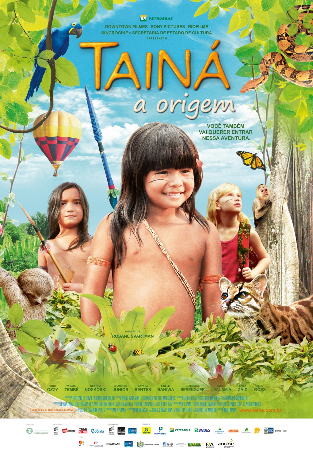 Extra Large Movie Poster Image for Tainá 3 - A Origem 