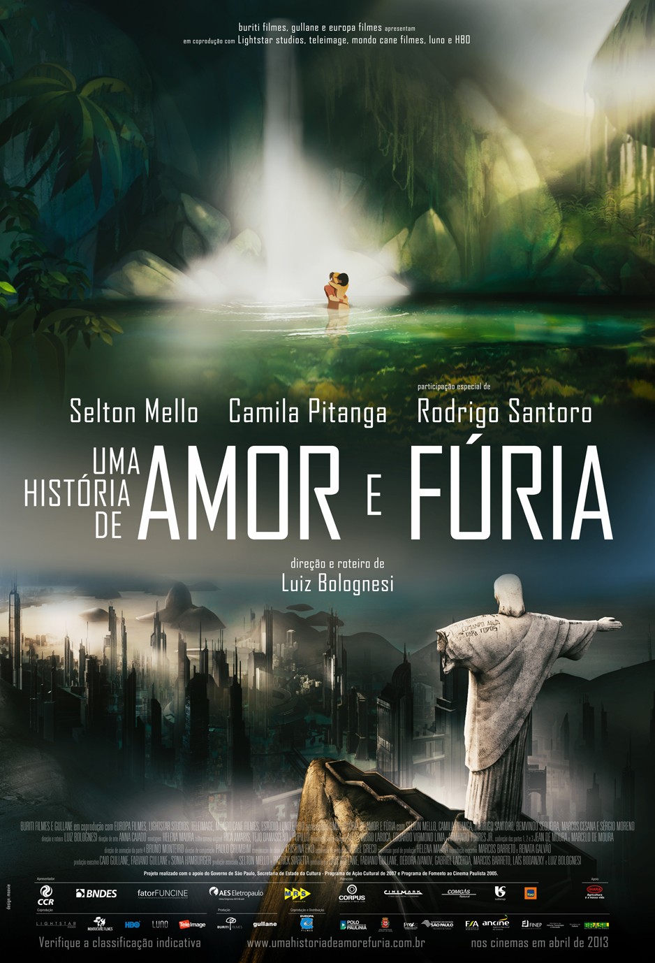 Extra Large Movie Poster Image for Uma História de Amor e Fúria 