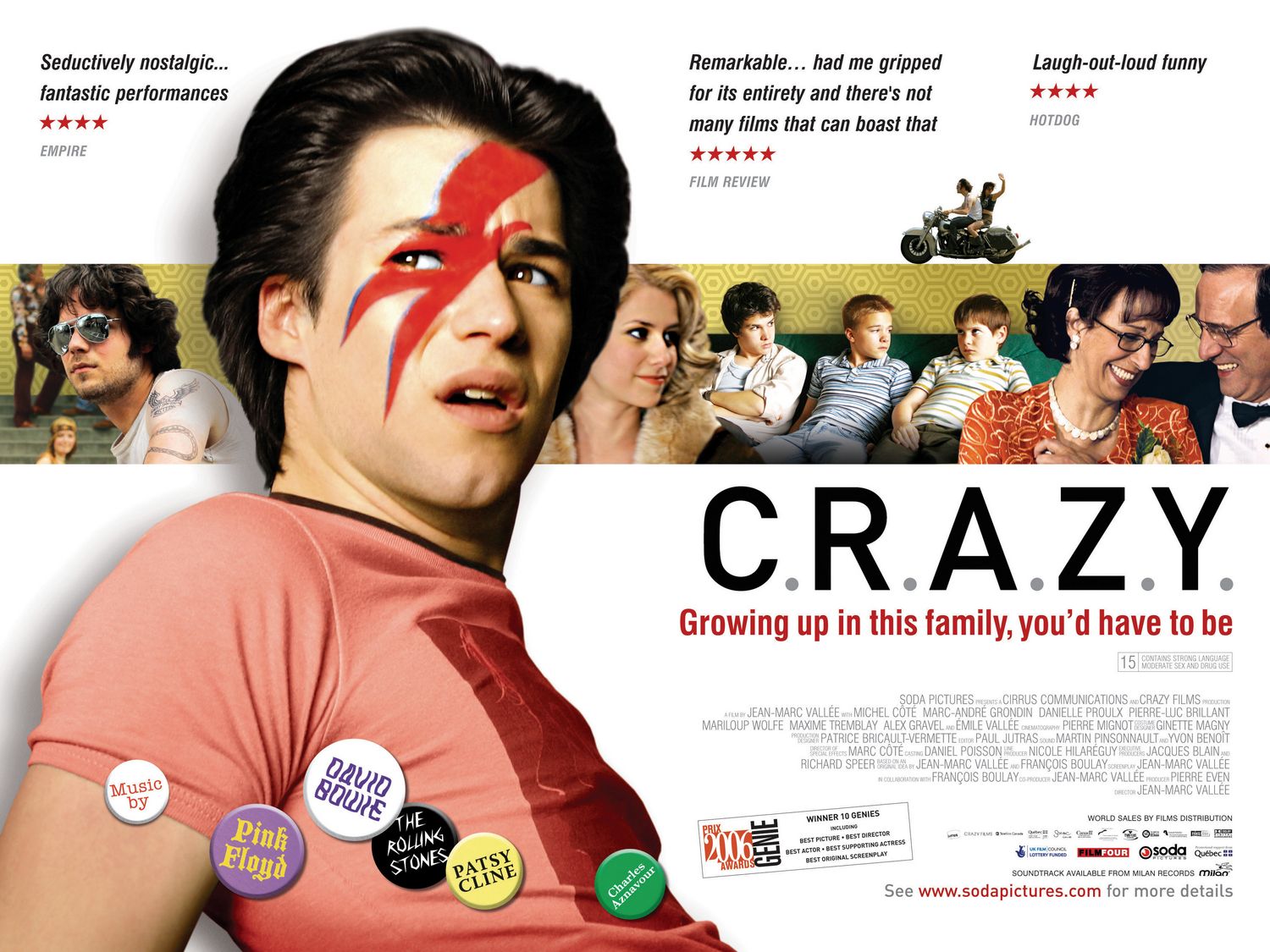 Extra Large Movie Poster Image for C.R.A.Z.Y. (#3 of 3)