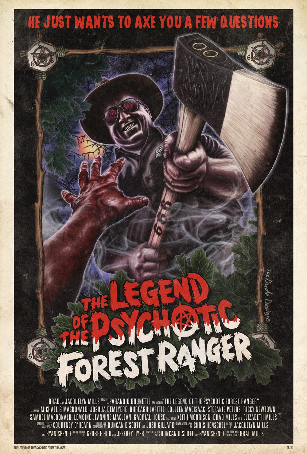Extra Large Movie Poster Image for The Legend of the Psychotic Forest Ranger 