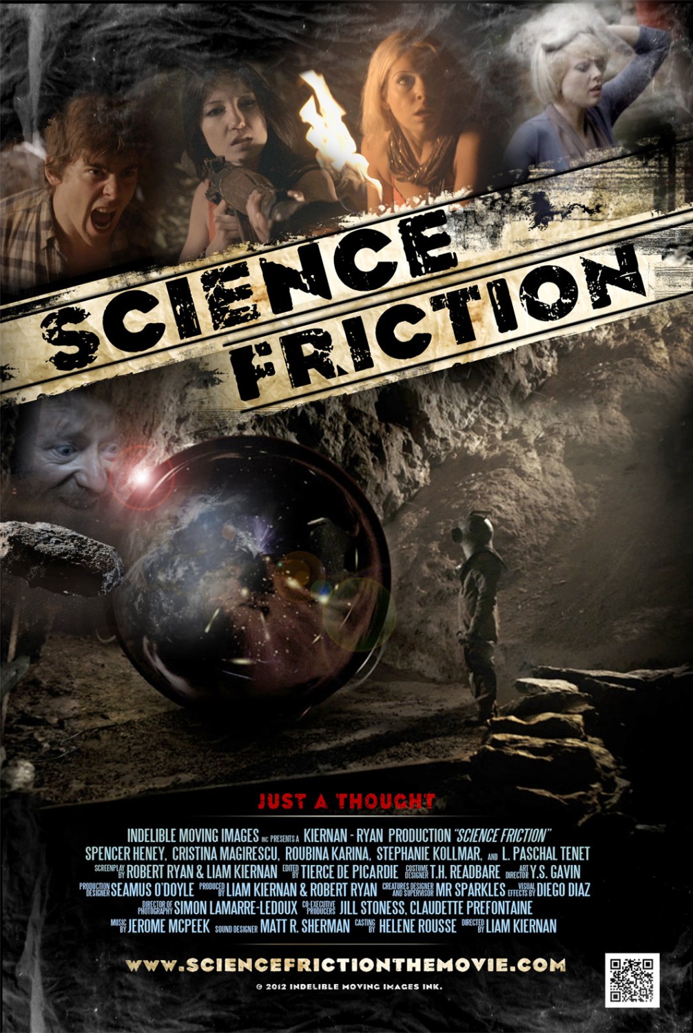 Extra Large Movie Poster Image for Science Friction 