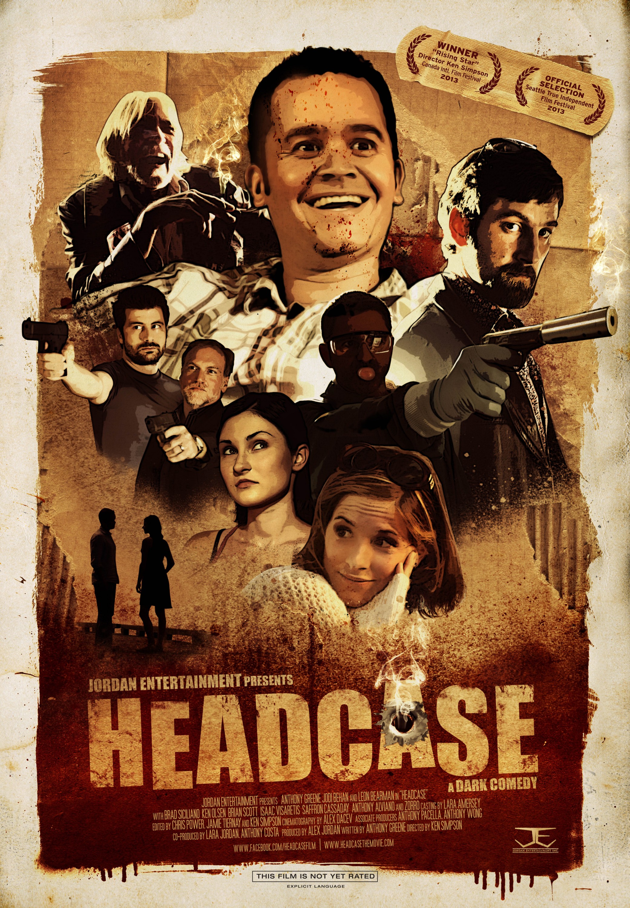 Mega Sized Movie Poster Image for Headcase 