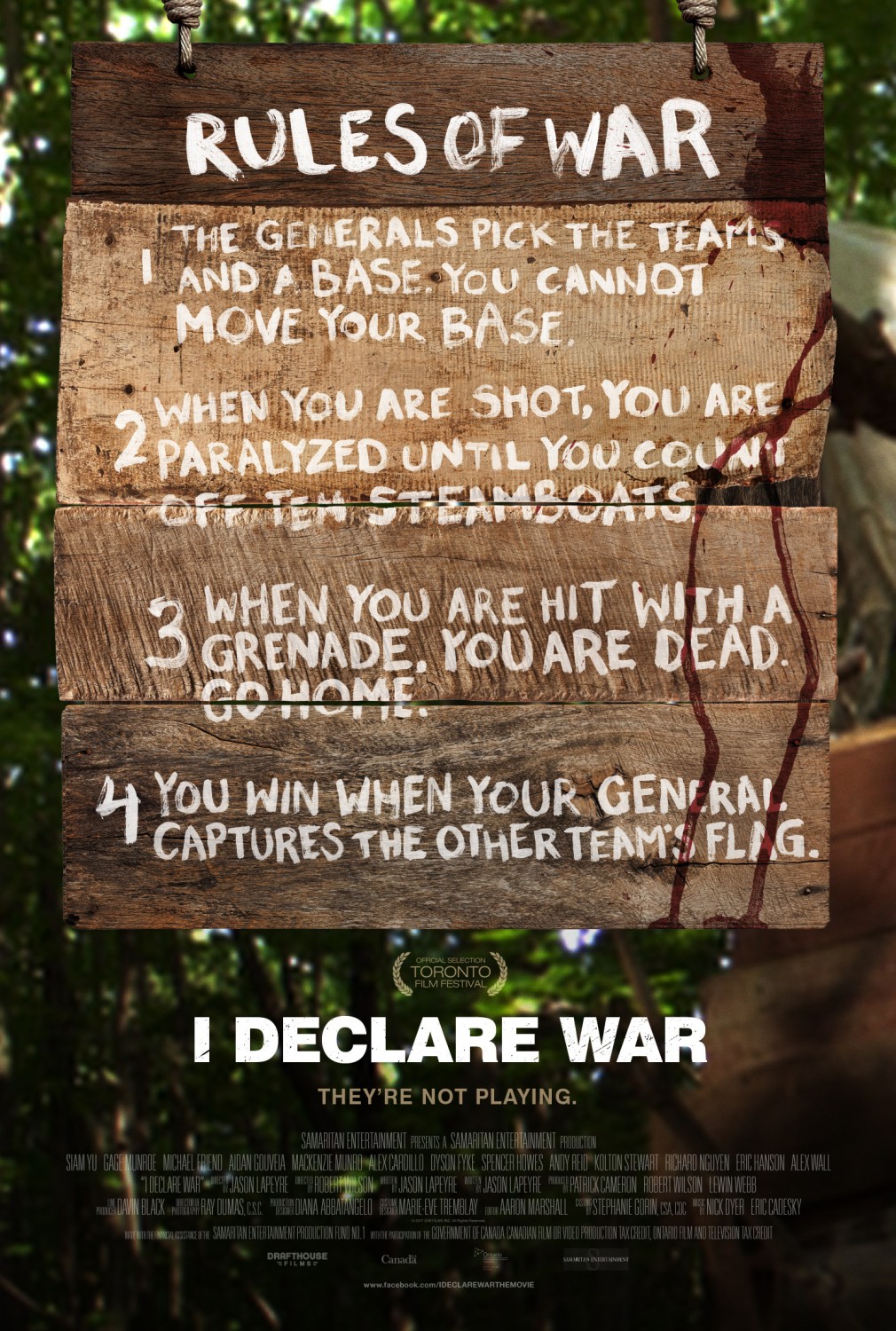Extra Large Movie Poster Image for I Declare War (#4 of 4)