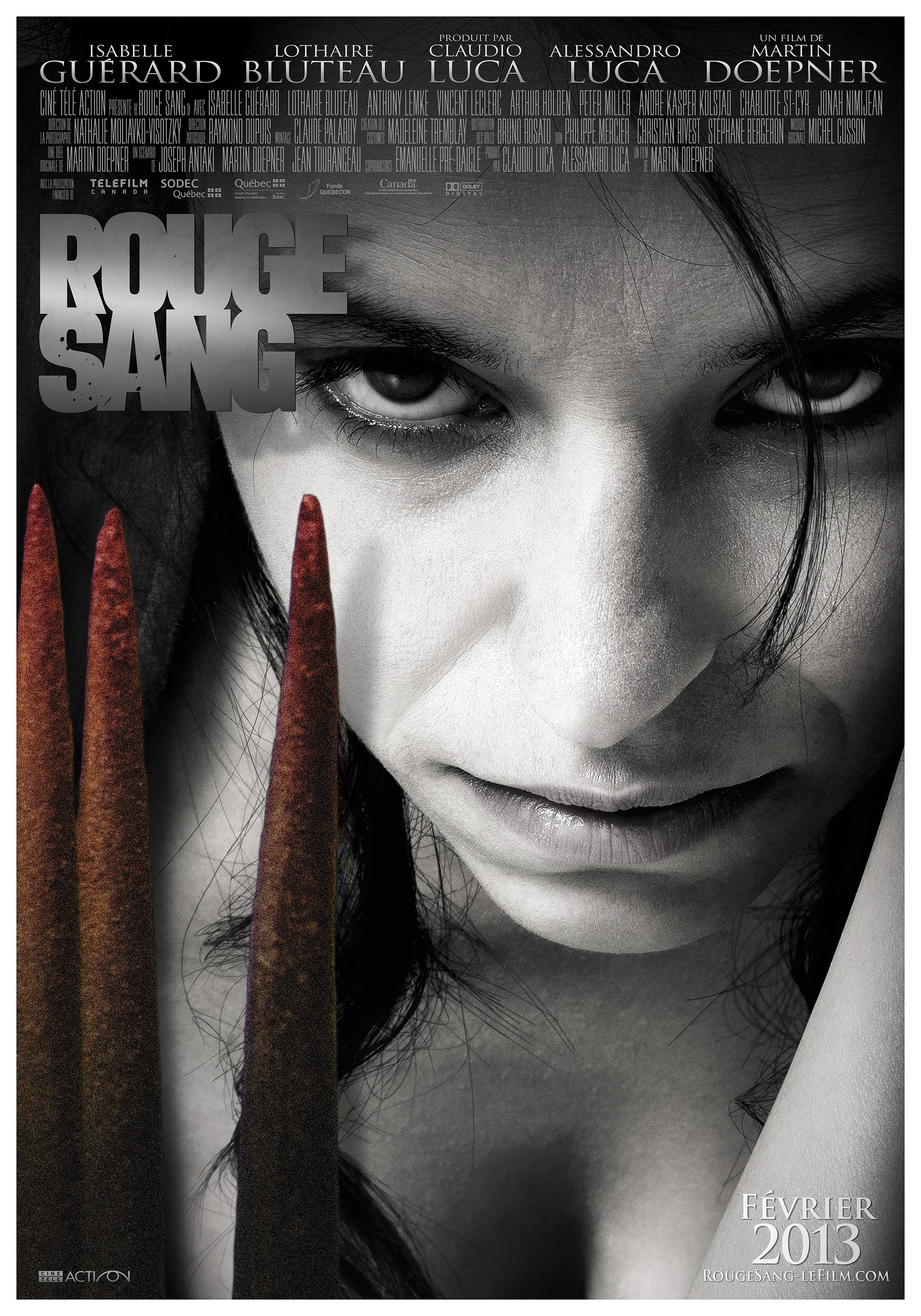 Mega Sized Movie Poster Image for Rouge Sang (#2 of 2)