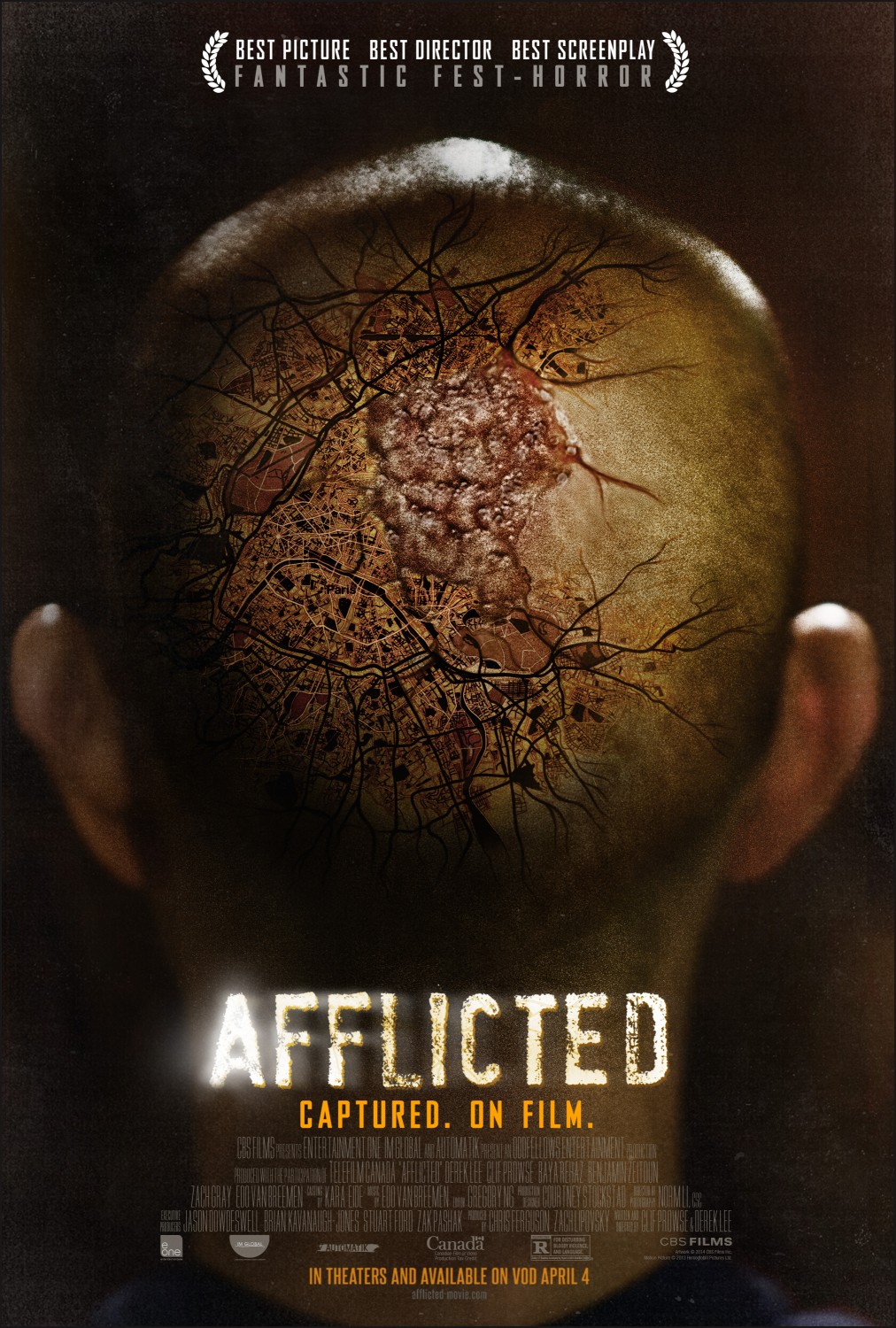Extra Large Movie Poster Image for Afflicted (#1 of 2)
