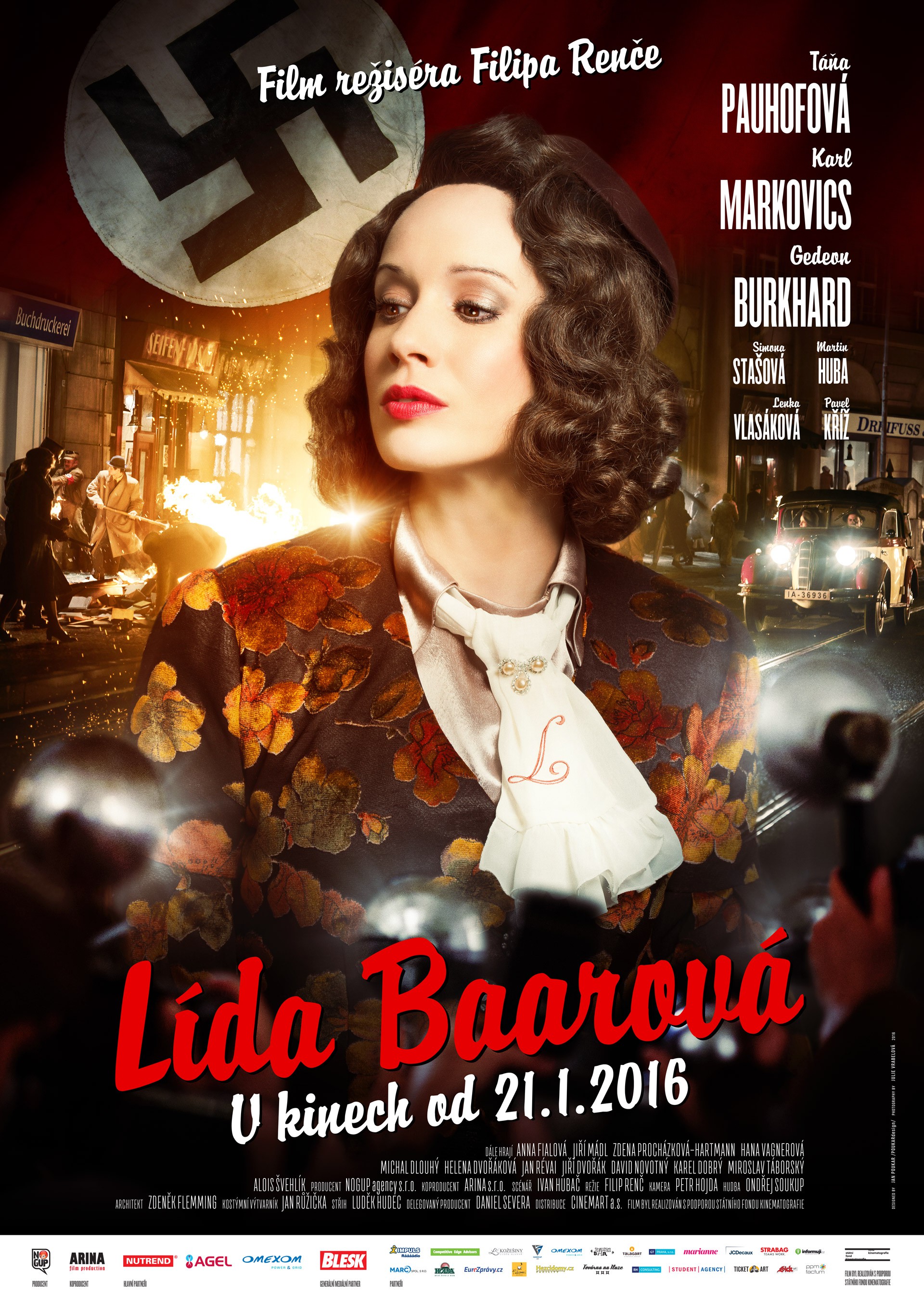 Mega Sized Movie Poster Image for Lída Baarová 