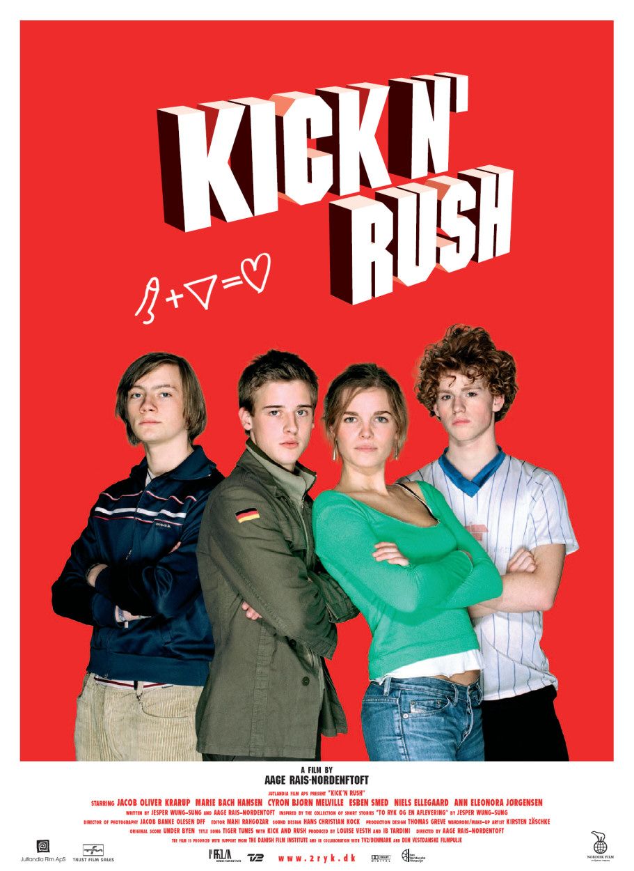 Extra Large Movie Poster Image for 2 ryk og 1 aflevering (aka Kick 'n Rush) 