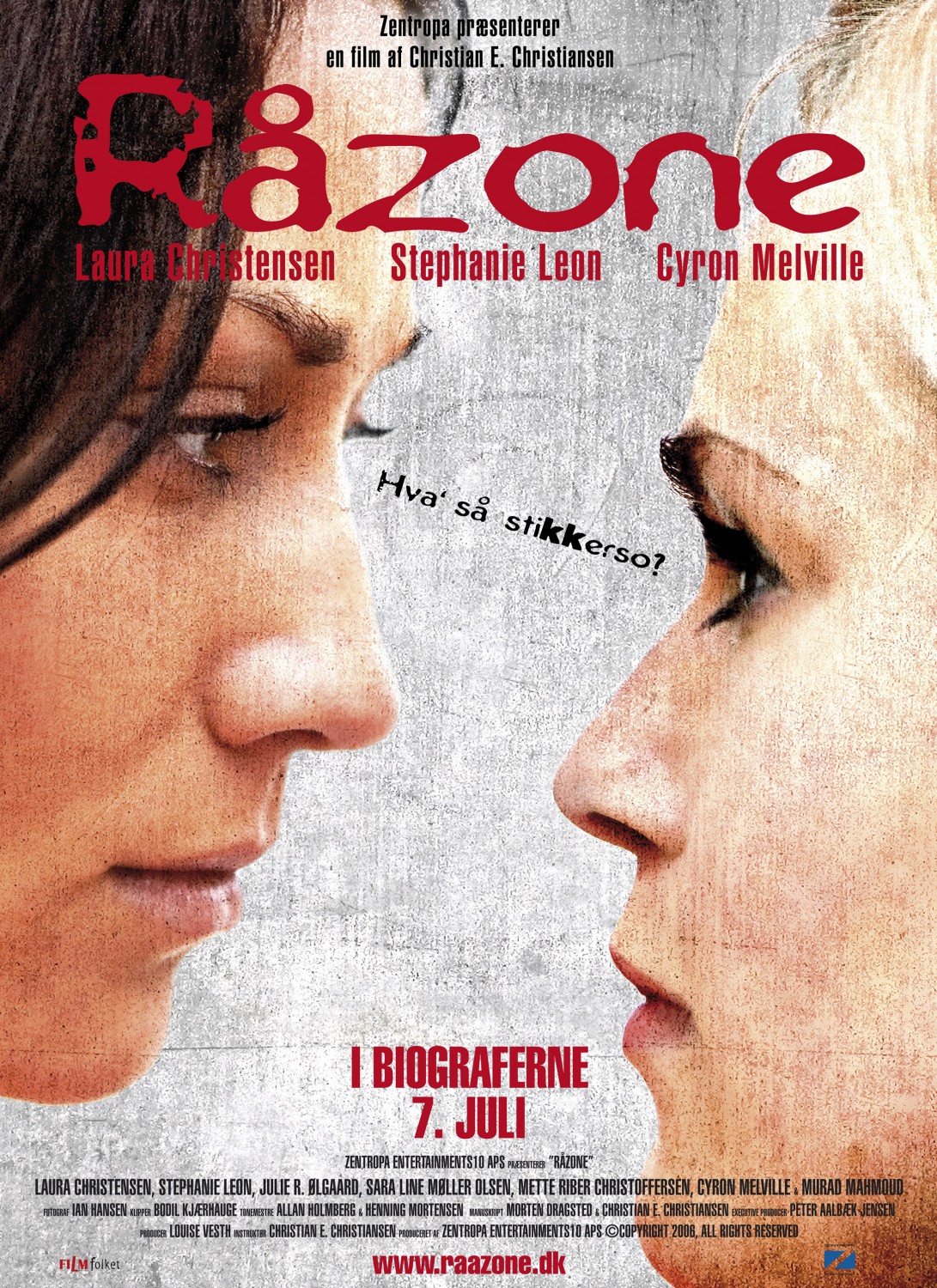 Extra Large Movie Poster Image for Råzone (#1 of 2)