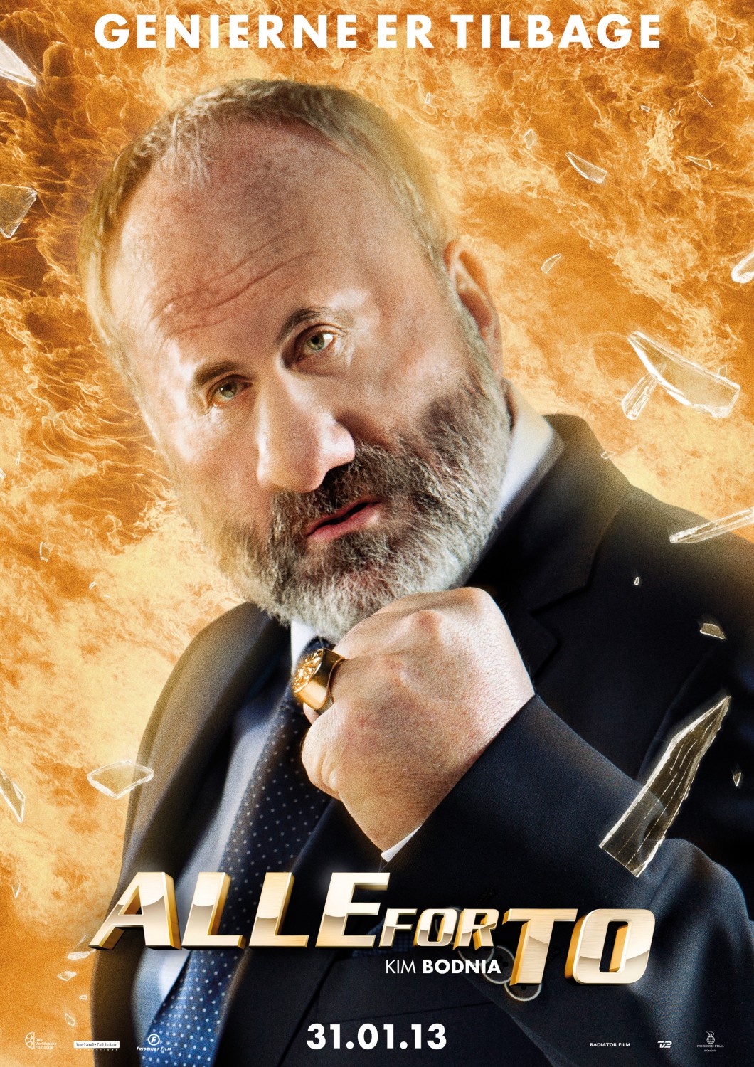 Extra Large Movie Poster Image for Alle for to (#6 of 7)