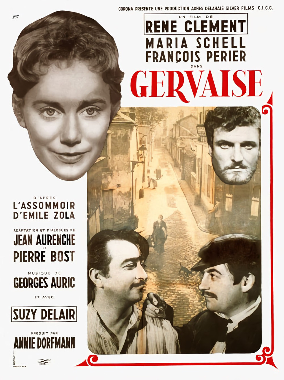 Extra Large Movie Poster Image for Gervaise (#1 of 2)