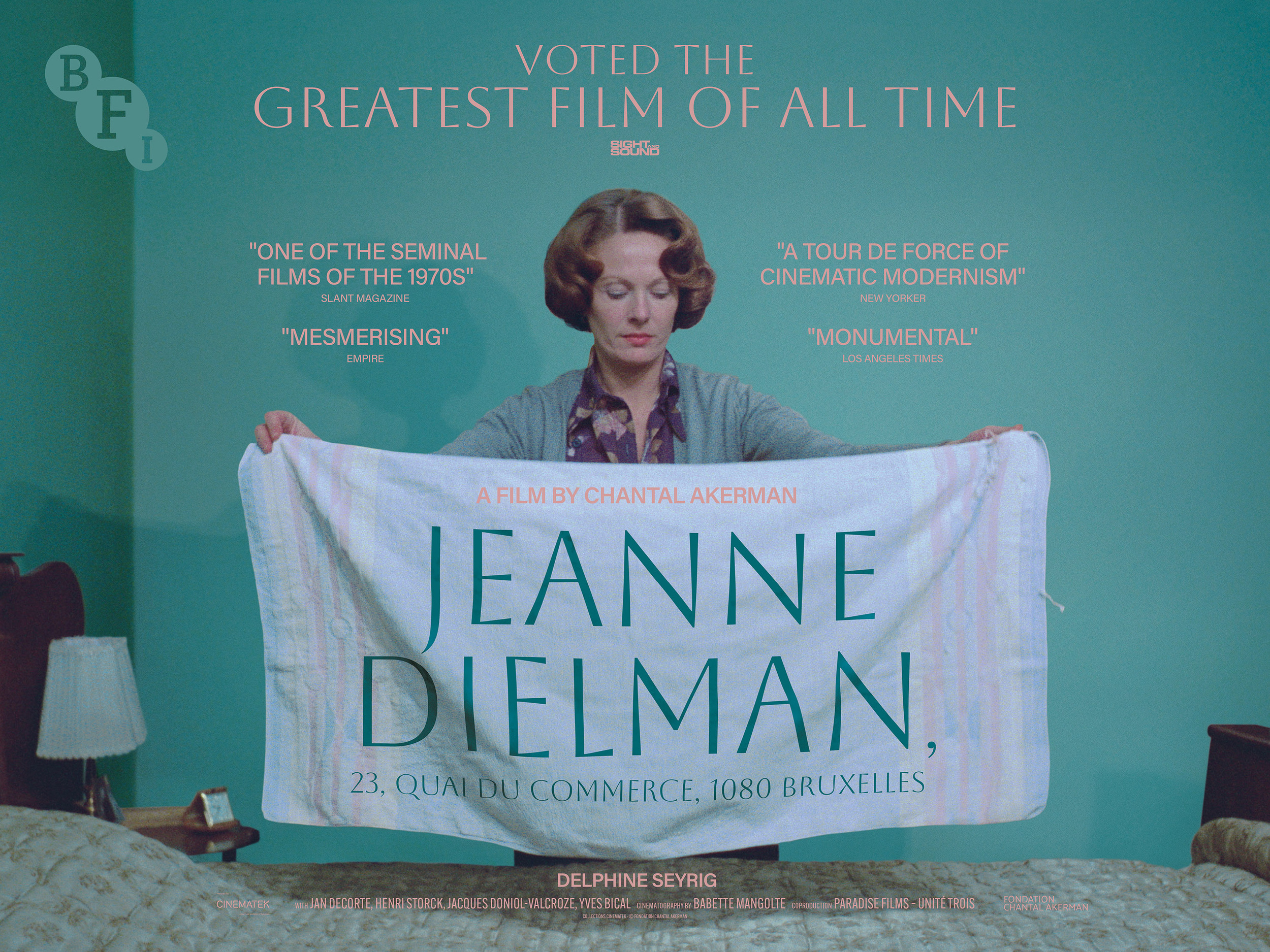 Mega Sized Movie Poster Image for Jeanne Dielman, 23 quai du Commerce, 1080 Bruxelles (#3 of 3)