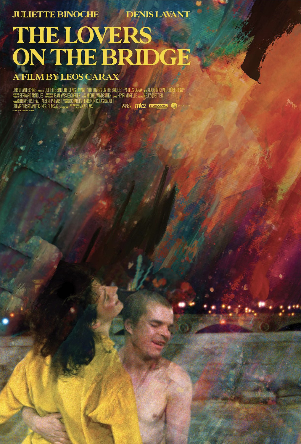 Extra Large Movie Poster Image for Les amants du Pont-Neuf (#2 of 2)