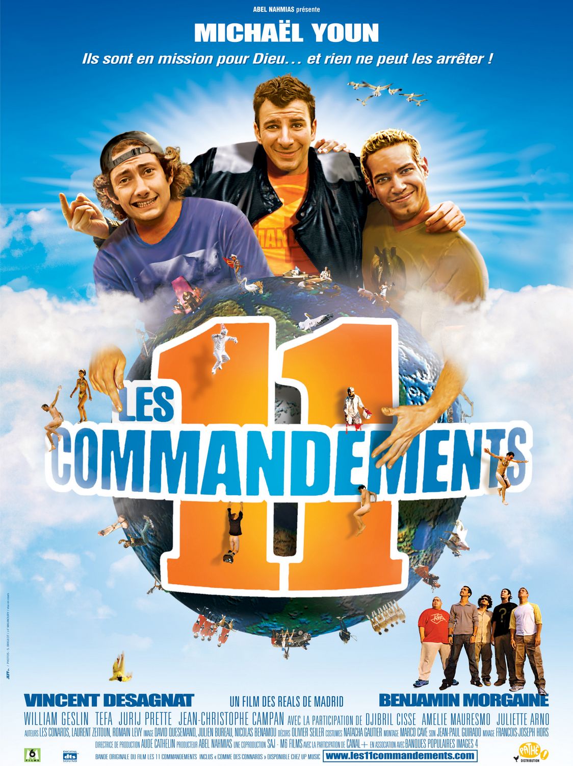 Extra Large Movie Poster Image for 11 commandements, Les 