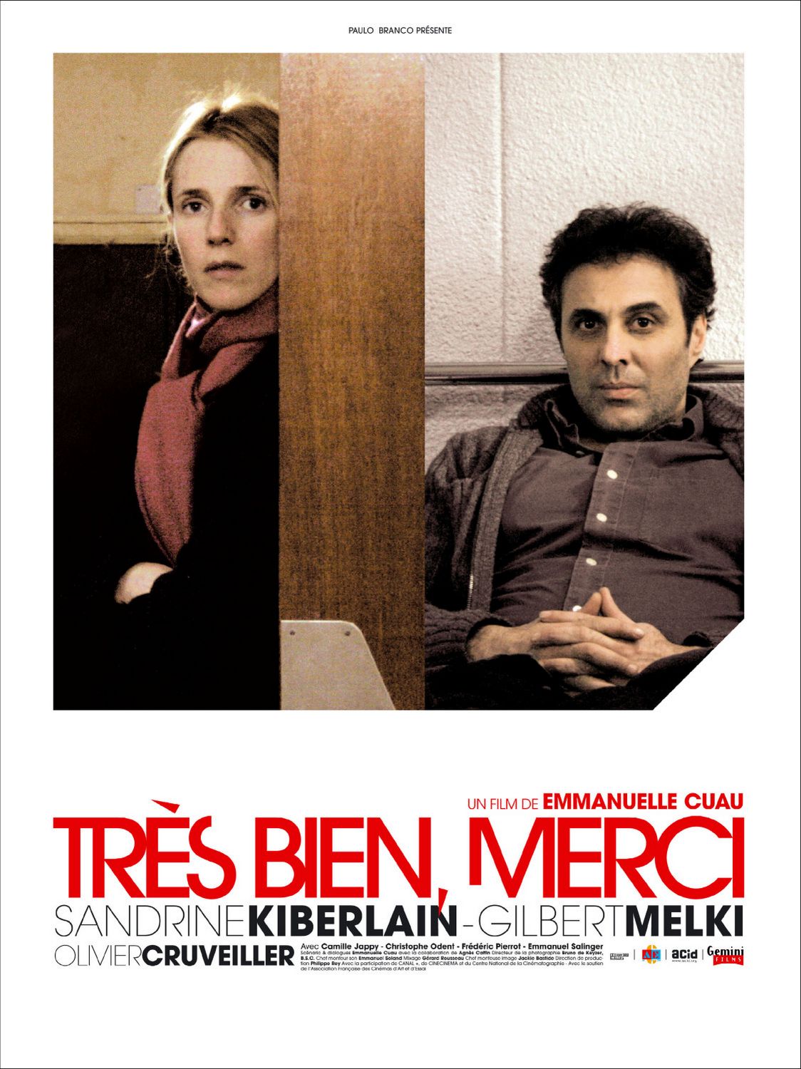 Extra Large Movie Poster Image for Très bien, merci 