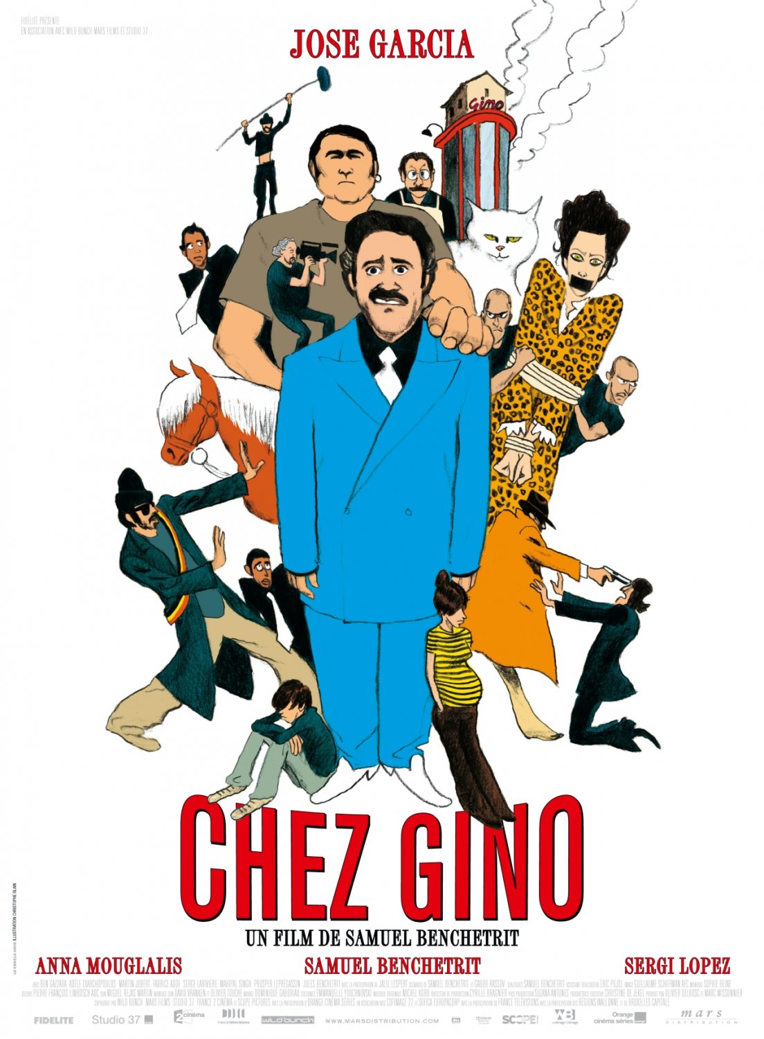 Extra Large Movie Poster Image for Chez Gino 