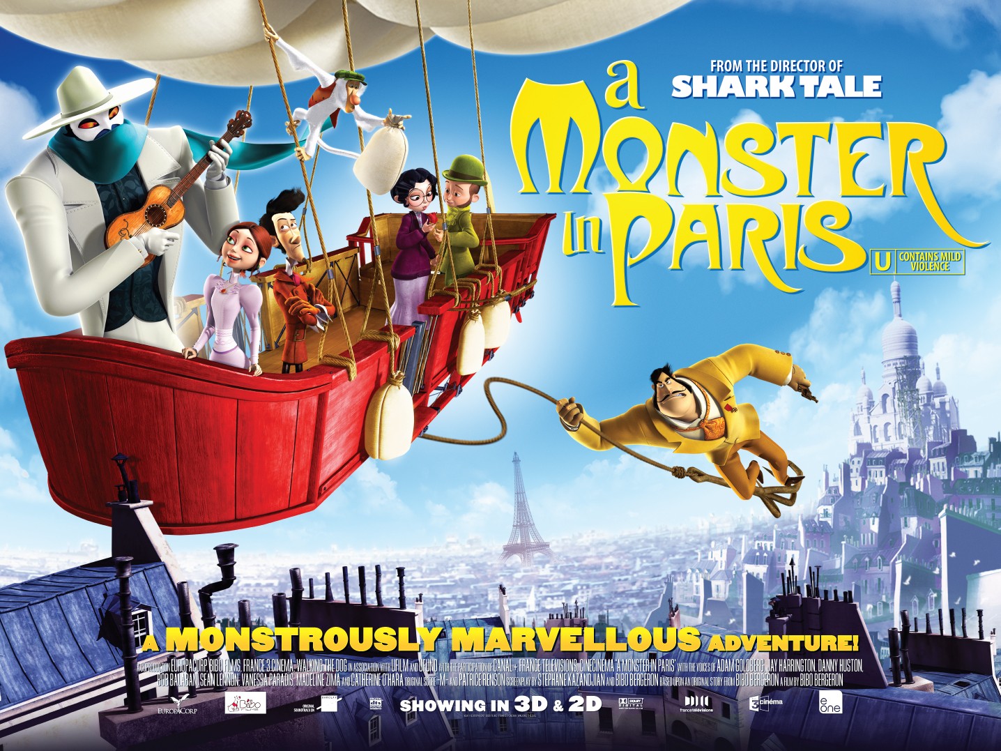 Extra Large Movie Poster Image for Un monstre à Paris (#2 of 3)