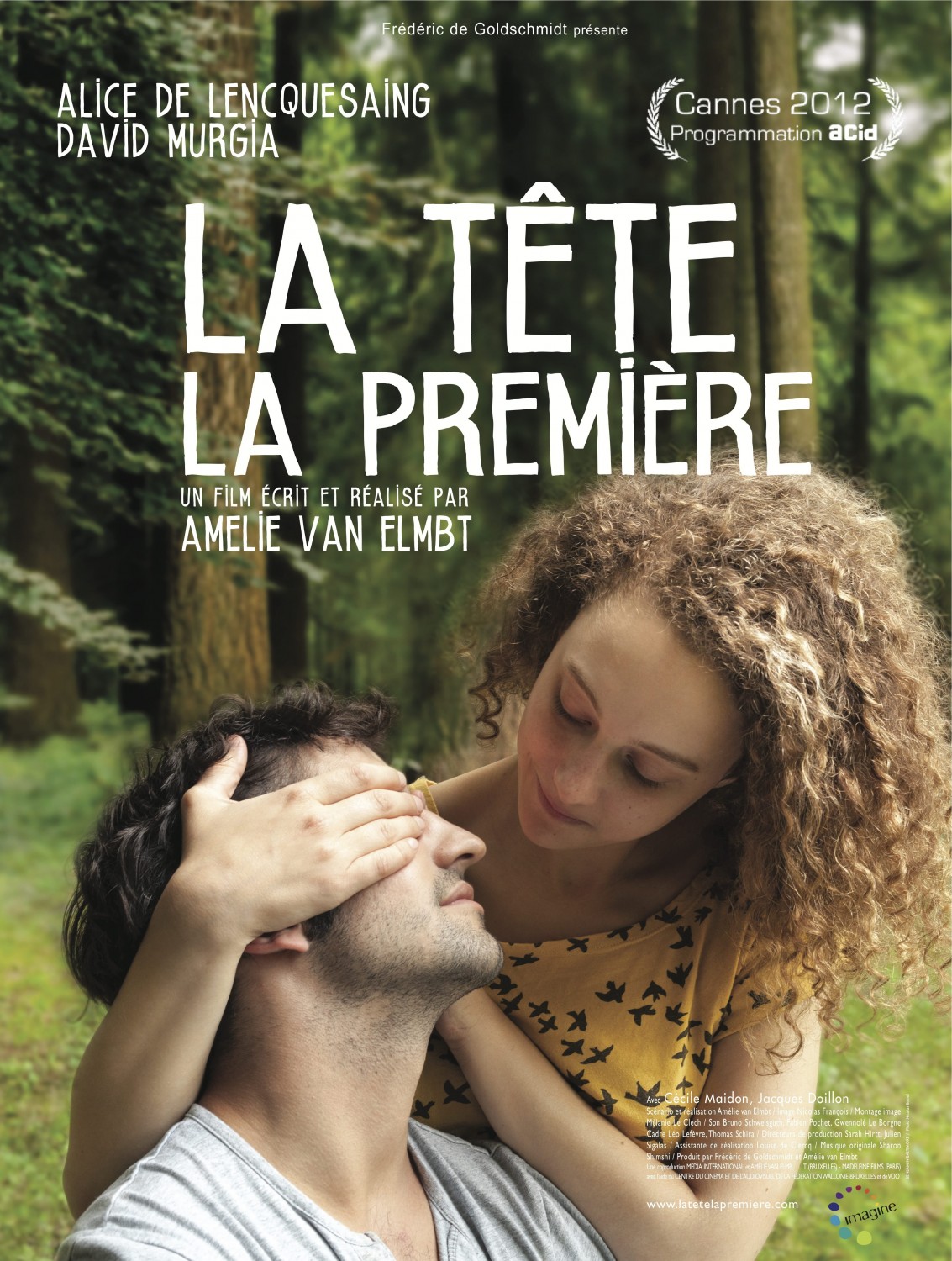 Extra Large Movie Poster Image for La tête la première 