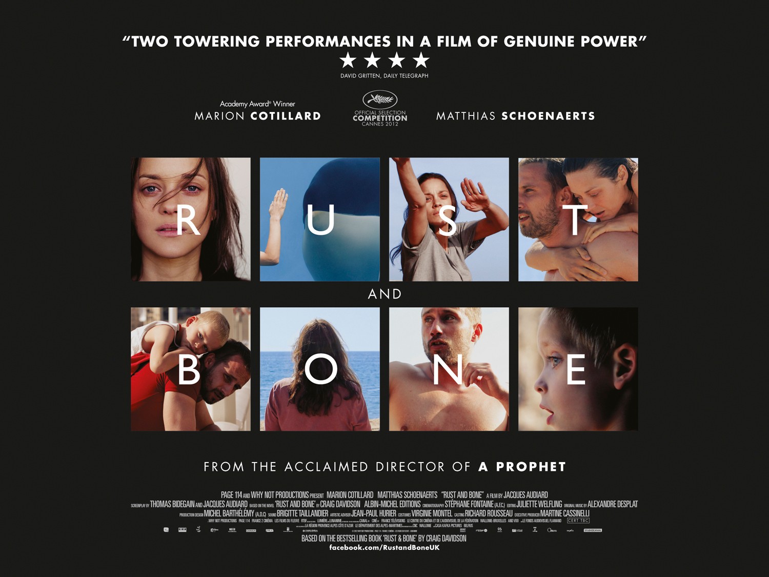 Extra Large Movie Poster Image for Rust and Bone (#2 of 4)