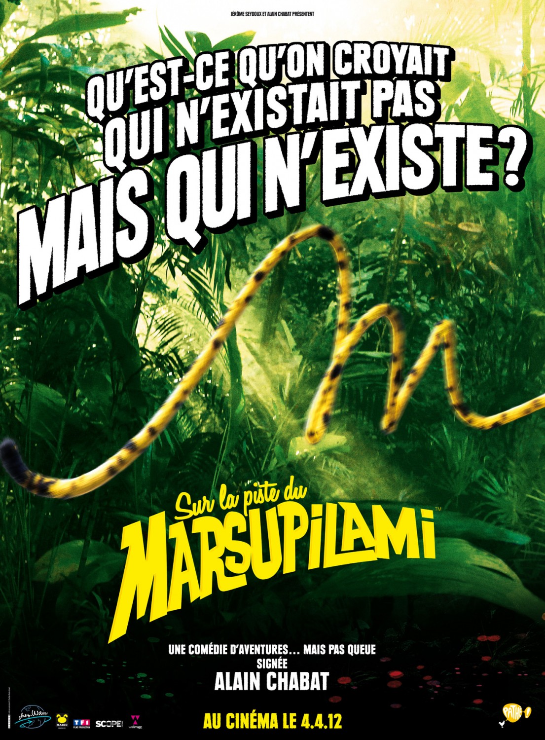 Extra Large Movie Poster Image for Sur la piste du Marsupilami (#2 of 3)