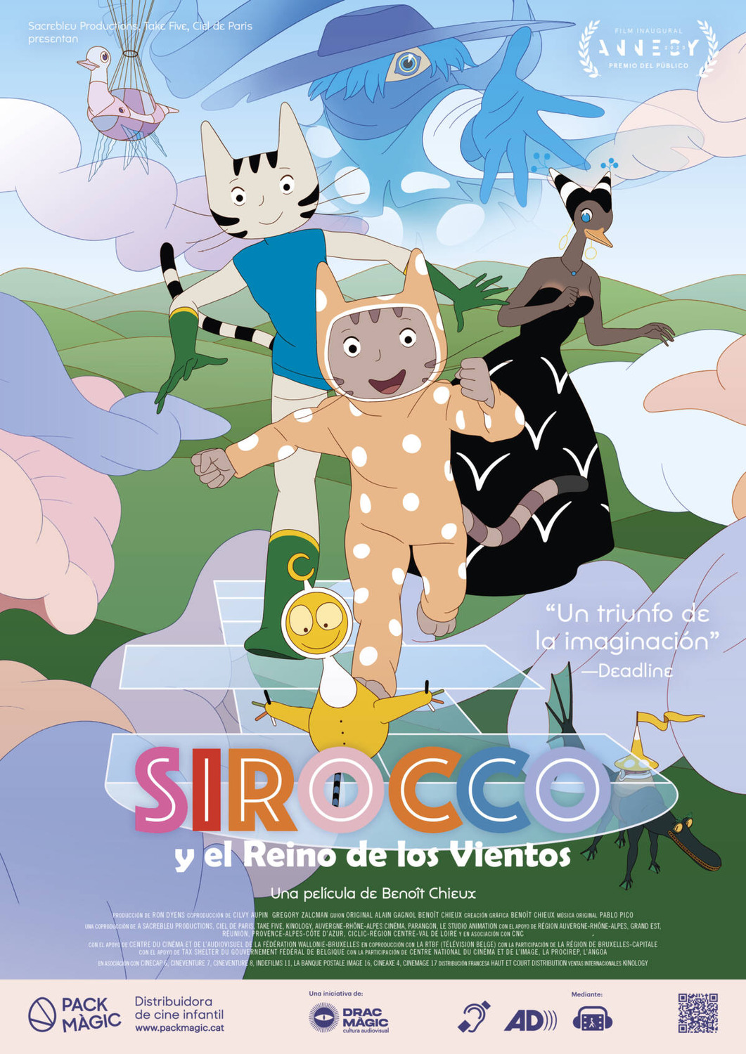 Extra Large Movie Poster Image for Sirocco et le royaume des courants d'air (#2 of 3)