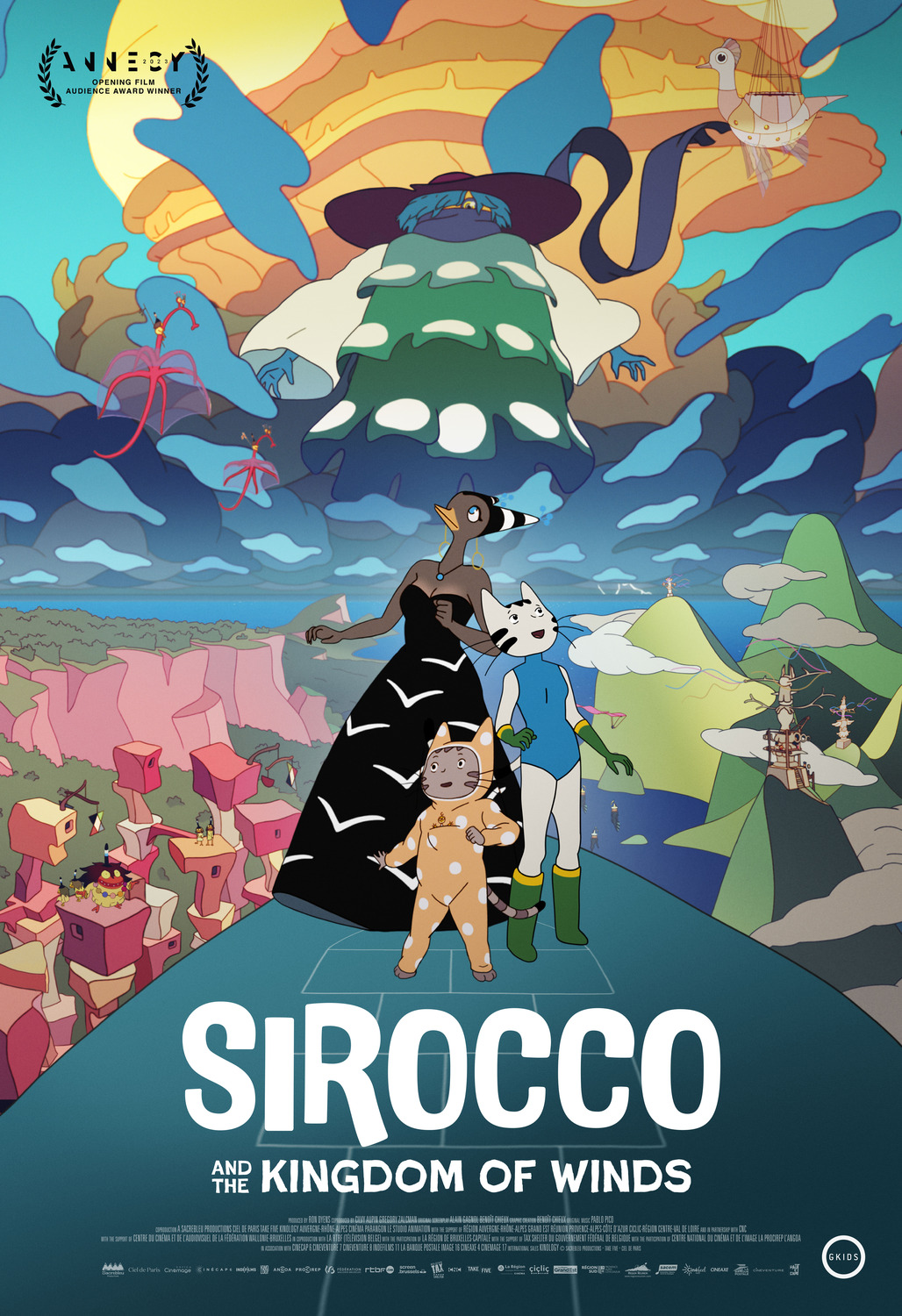 Extra Large Movie Poster Image for Sirocco et le royaume des courants d'air (#3 of 3)