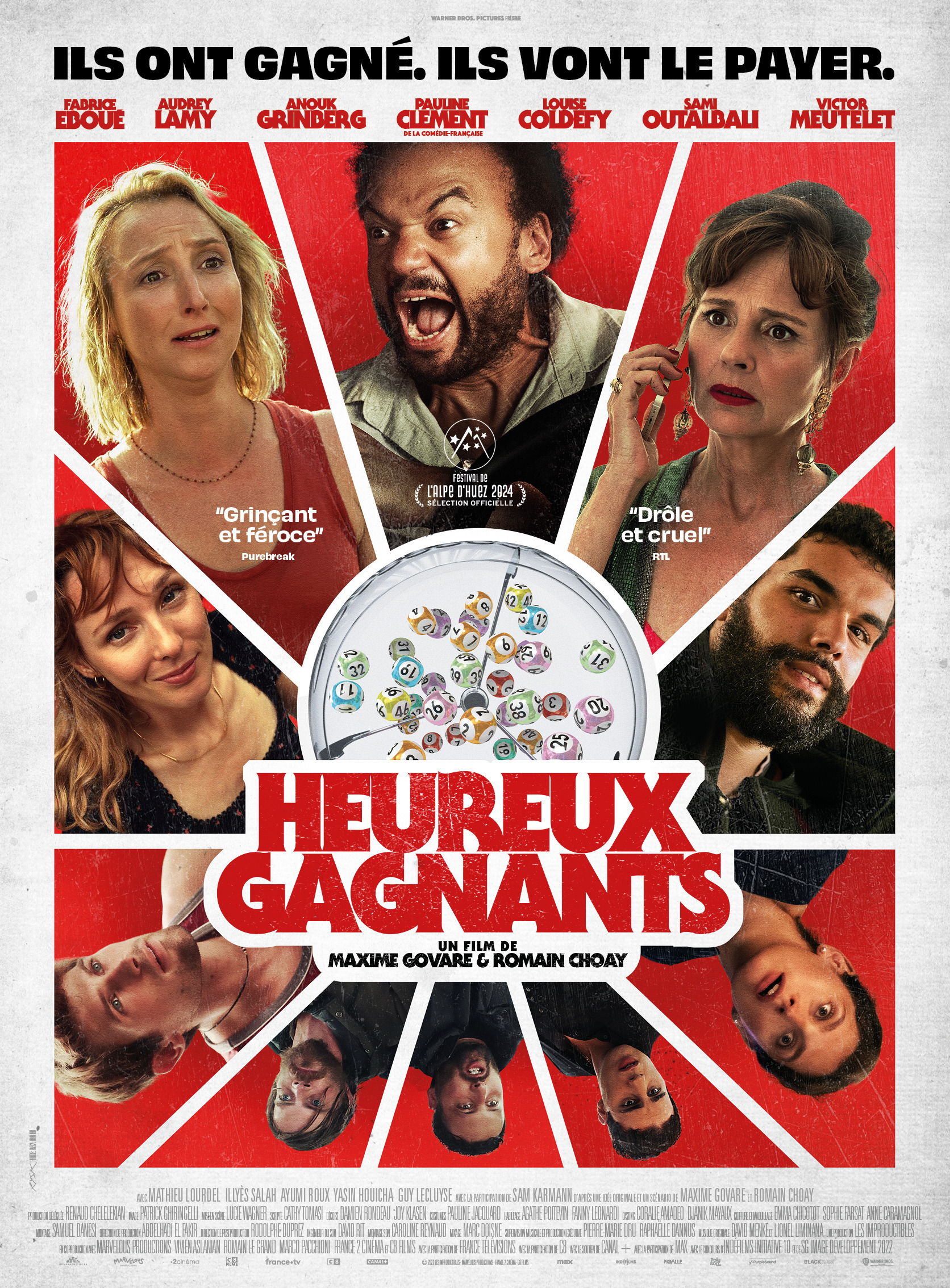 Mega Sized Movie Poster Image for Heureux gagnants 