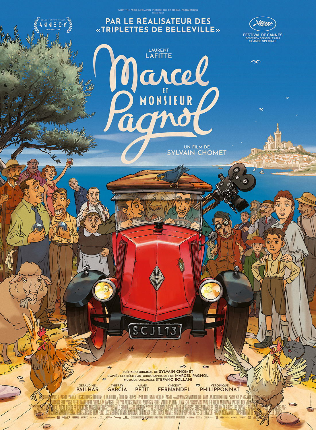 Extra Large Movie Poster Image for Marcel et Monsieur Pagnol (#2 of 2)