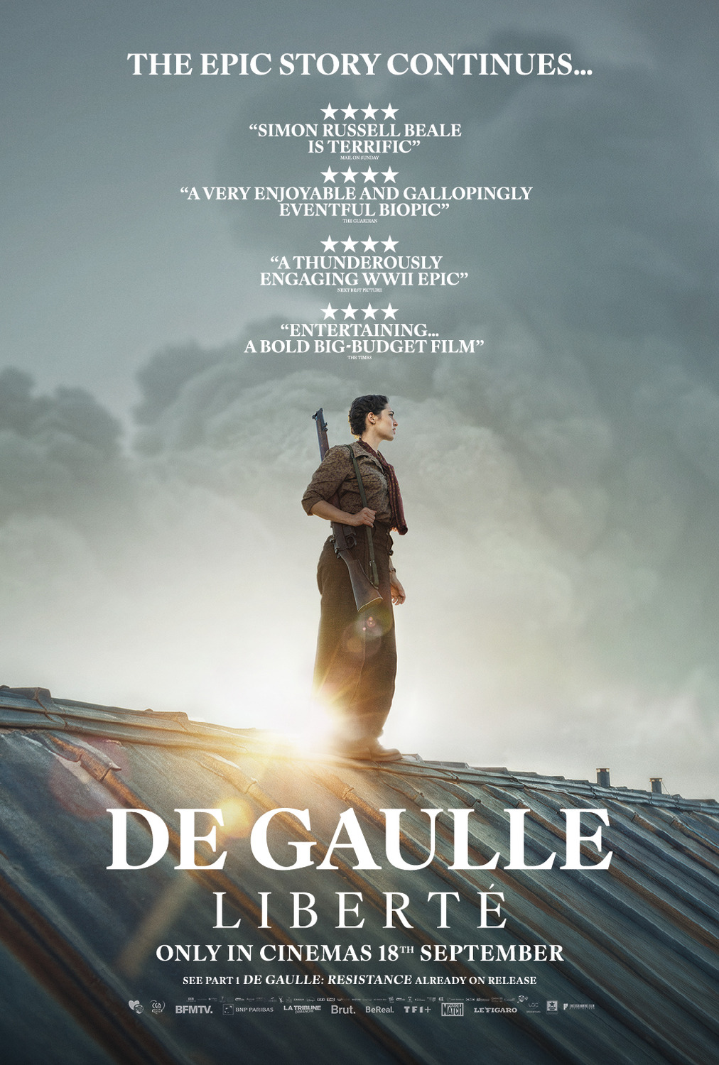 Extra Large Movie Poster Image for La bataille de Gaulle: J'écris ton nom (#2 of 2)
