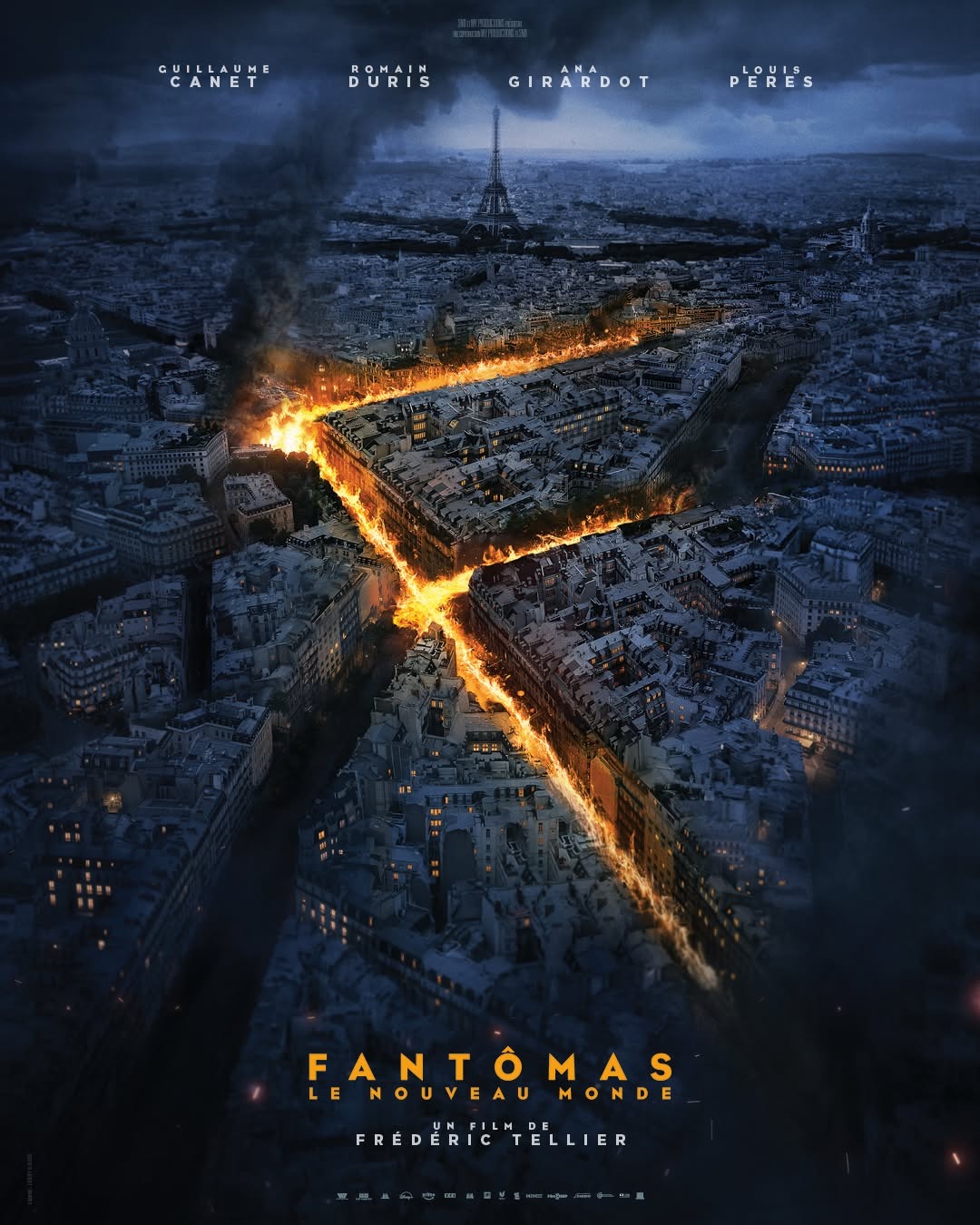 Extra Large Movie Poster Image for Fantômas - Le nouveau monde 