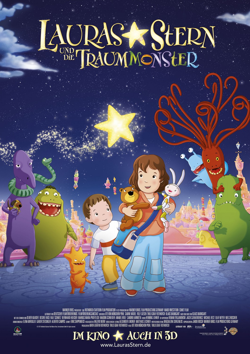 Extra Large Movie Poster Image for Lauras Stern und die Traummonster 