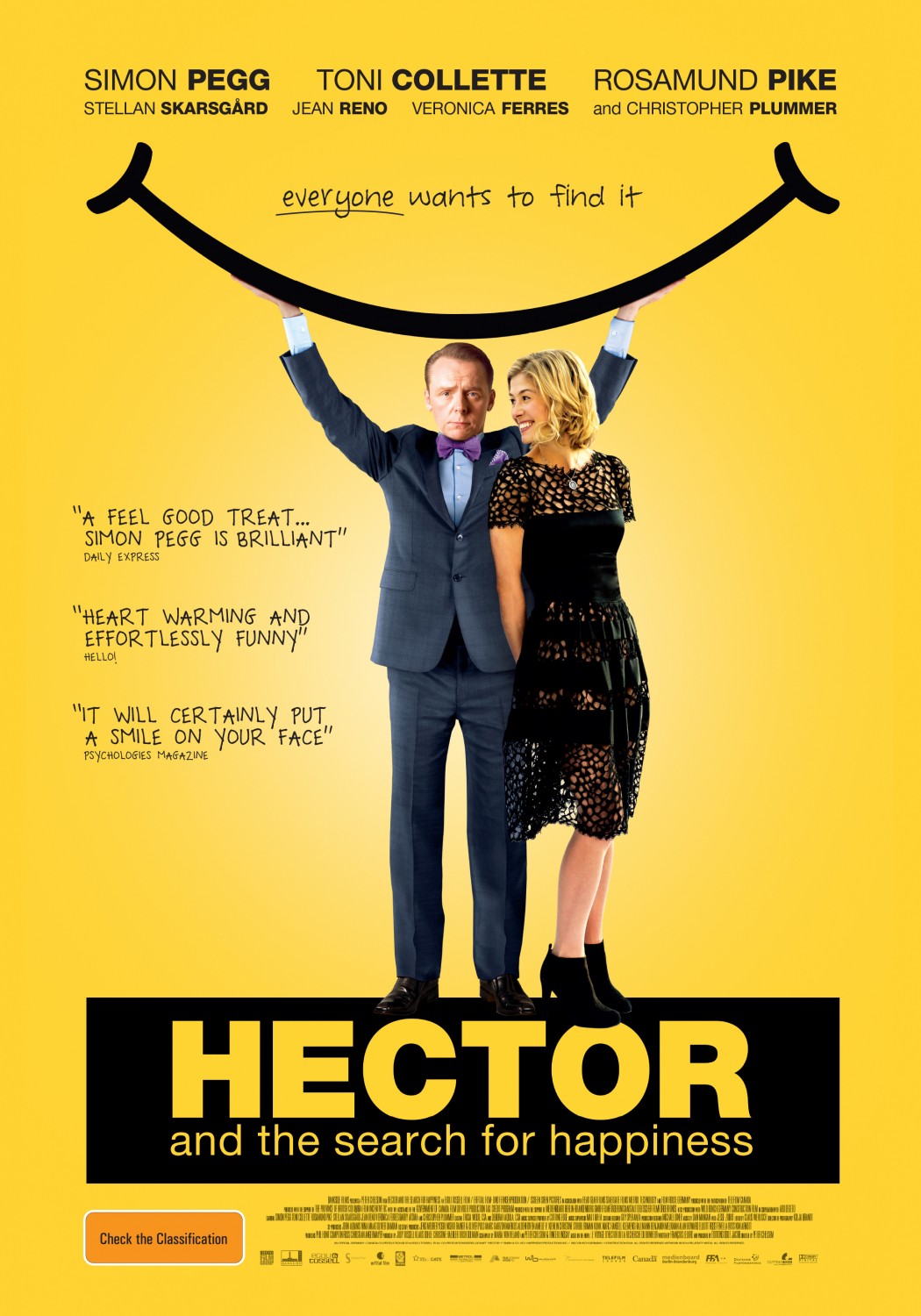 Extra Large Movie Poster Image for Hector and the Search for Happiness (#5 of 8)