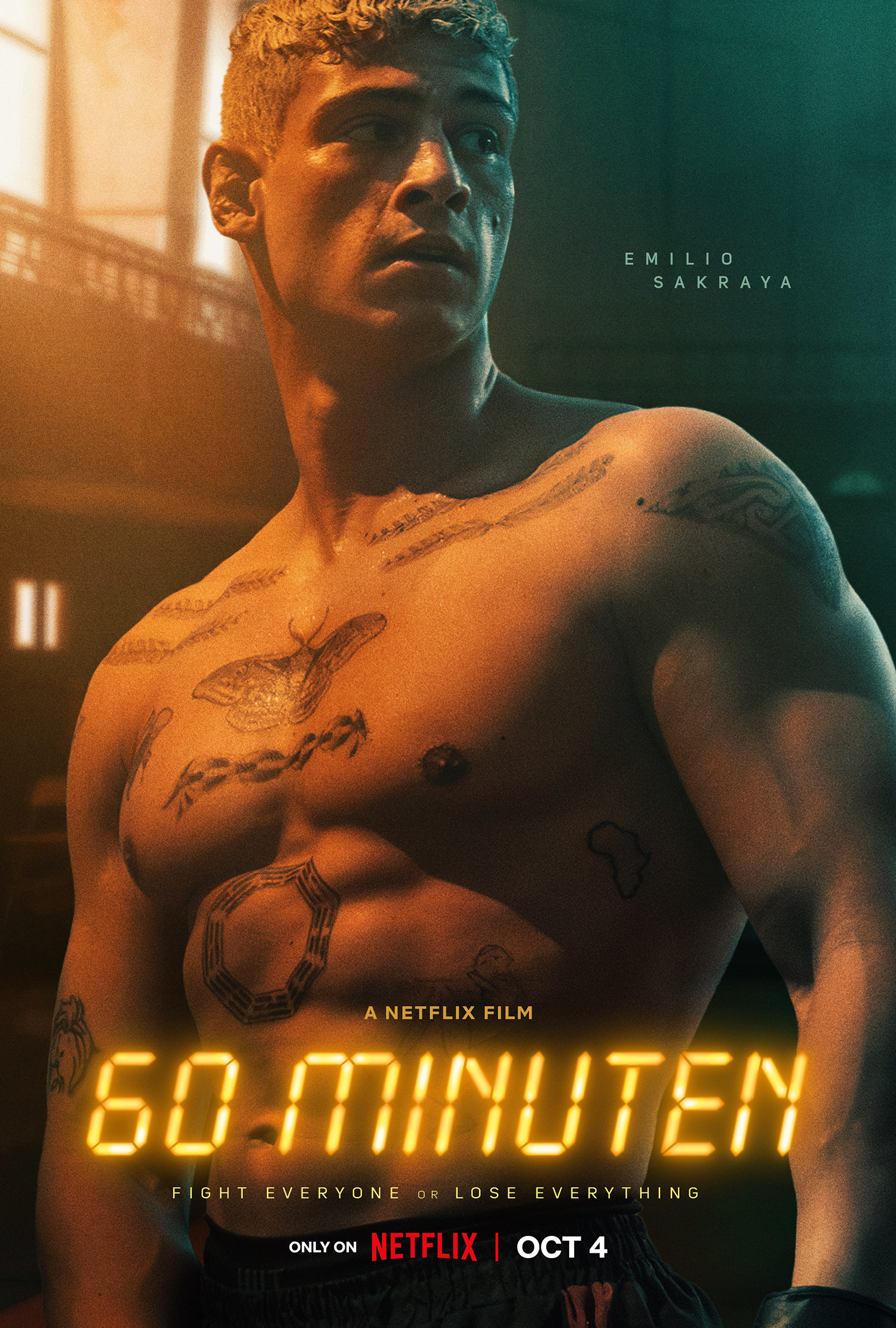 Mega Sized Movie Poster Image for 60 Minuten 