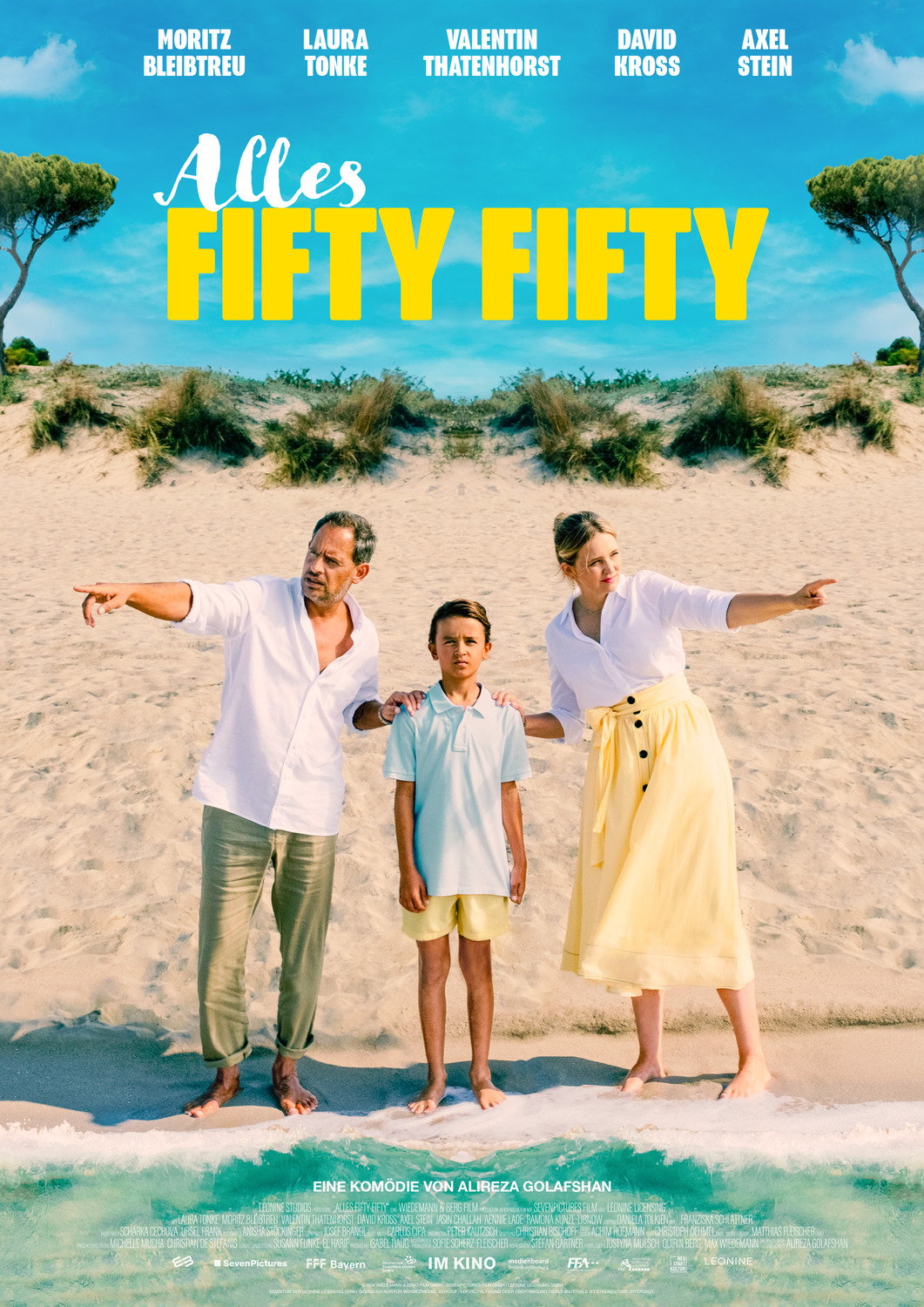 Extra Large Movie Poster Image for Alles Fifty Fifty 