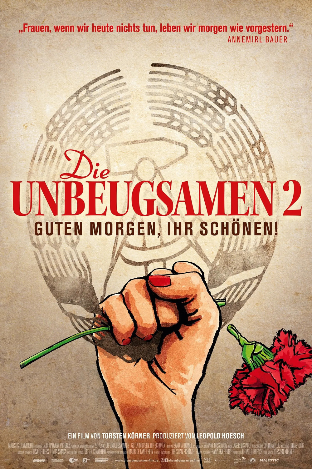 Extra Large Movie Poster Image for DIE UNBEUGSAMEN 2: Guten Morgen, ihr Schönen! 