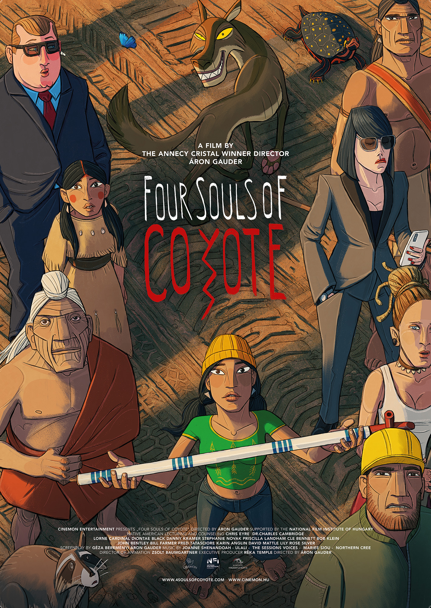 Mega Sized Movie Poster Image for Four Souls of Coyote (#1 of 2)