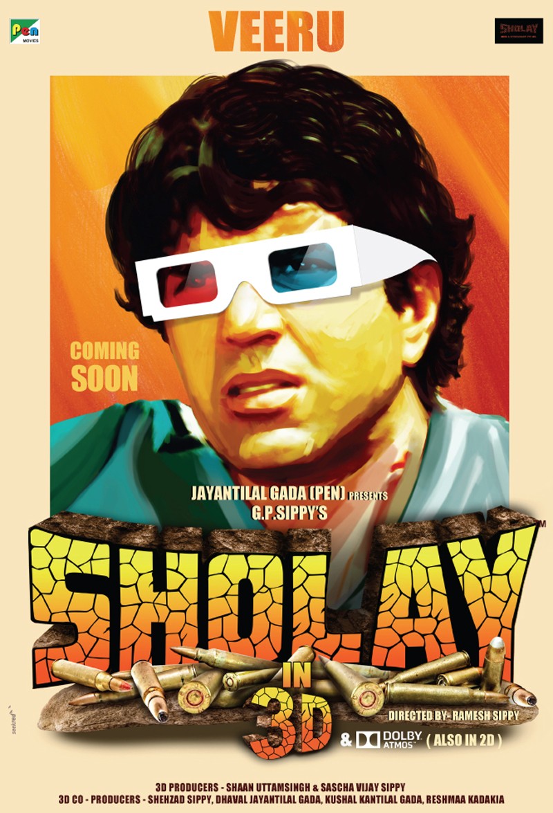 Extra Large Movie Poster Image for Sholay (#7 of 9)