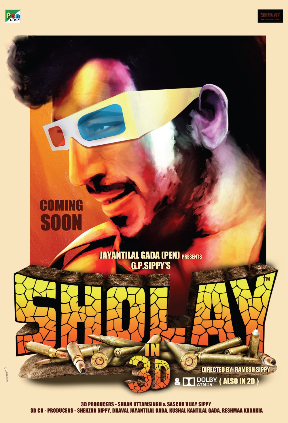 Extra Large Movie Poster Image for Sholay (#1 of 9)