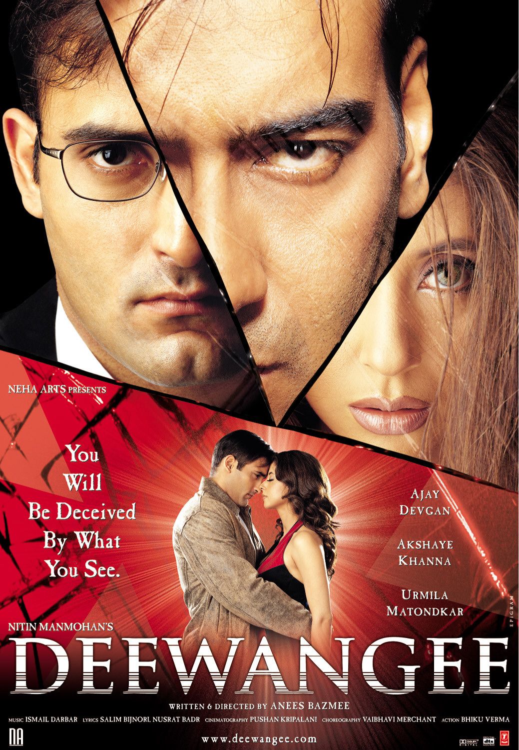 Extra Large Movie Poster Image for Deewangee (#1 of 7)