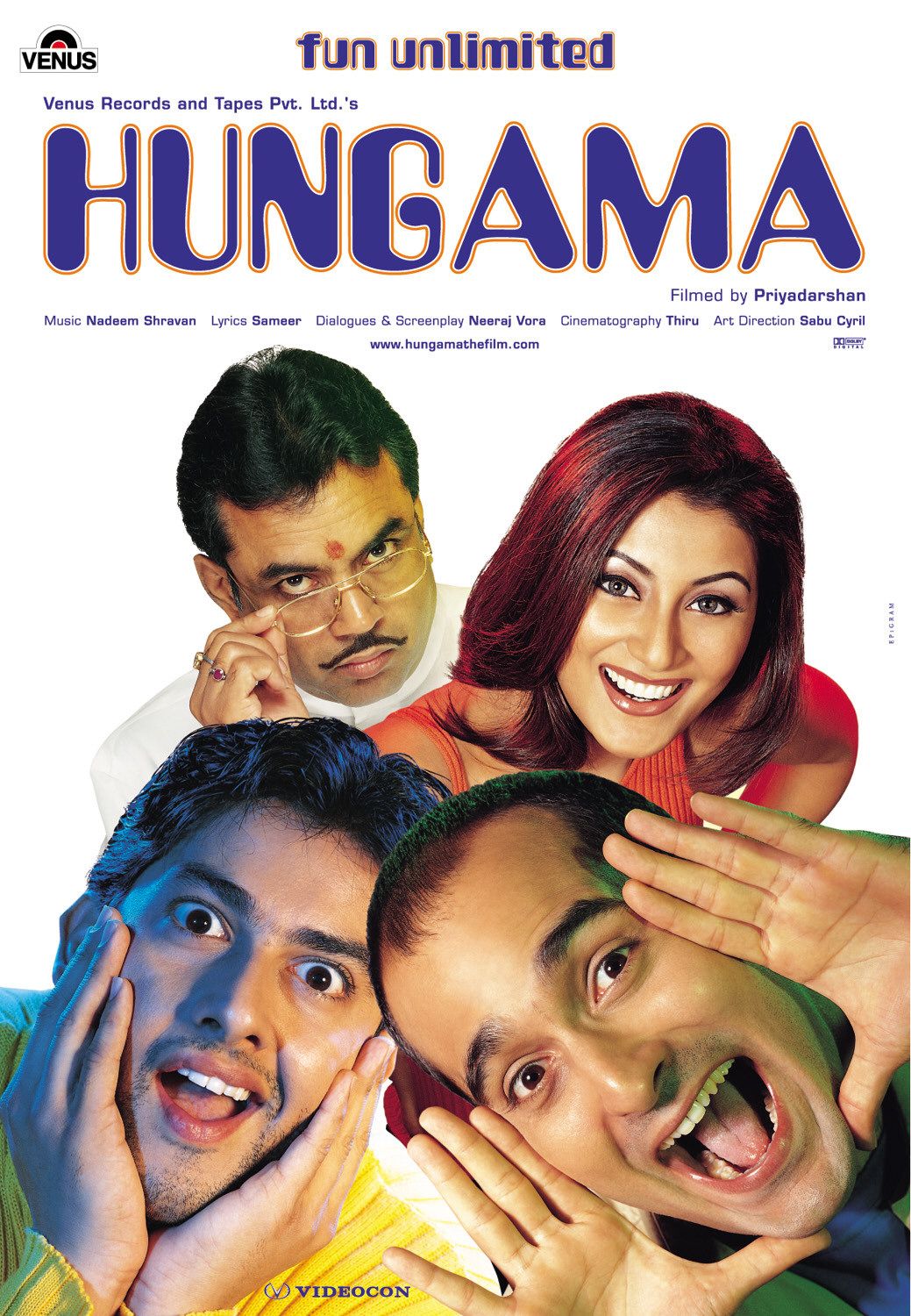 Extra Large Movie Poster Image for Hungama (#1 of 8)