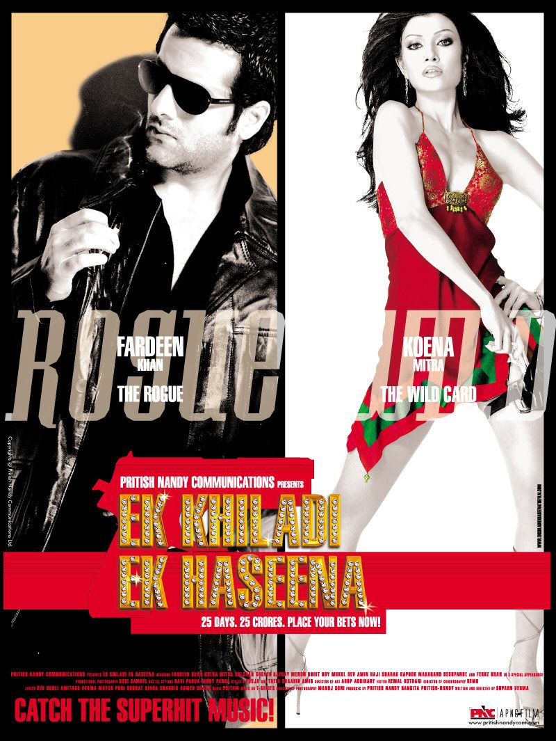 Extra Large Movie Poster Image for Ek Khiladi Ek Haseena (#3 of 10)