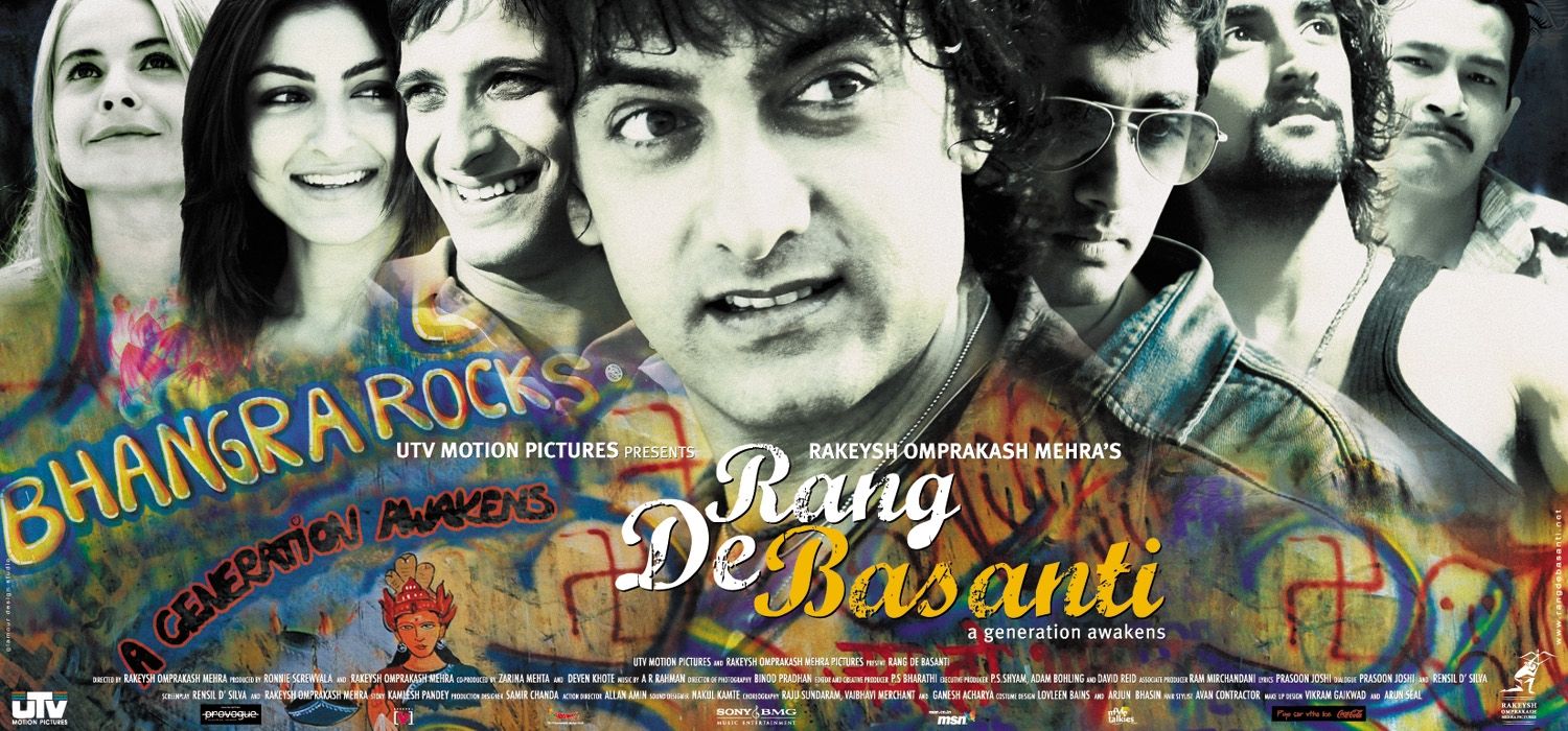 Extra Large Movie Poster Image for Rang De Basanti (#3 of 6)