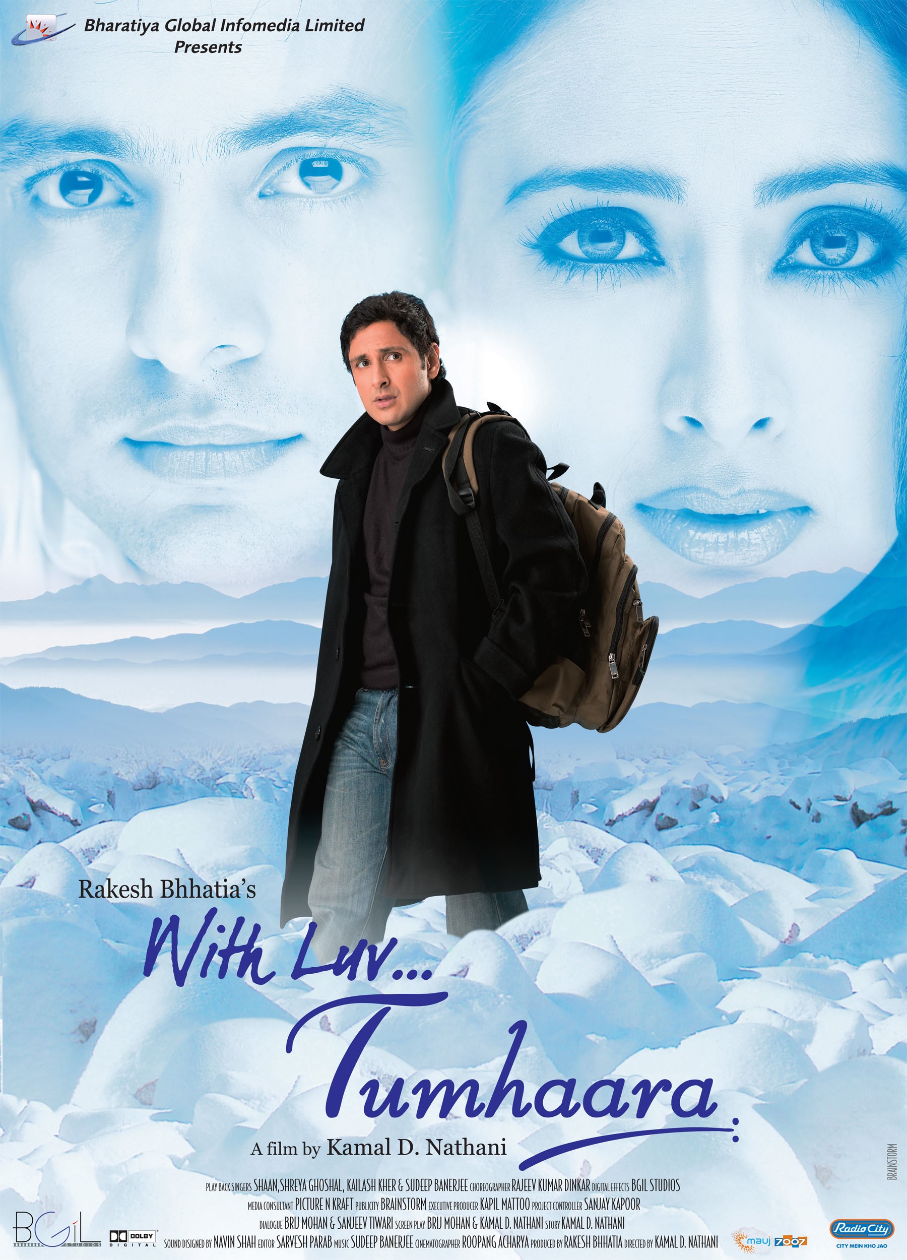 Mega Sized Movie Poster Image for With Luv... Tumhaara (#1 of 3)