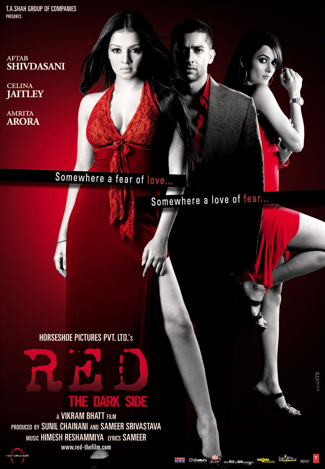 red dress movie poster