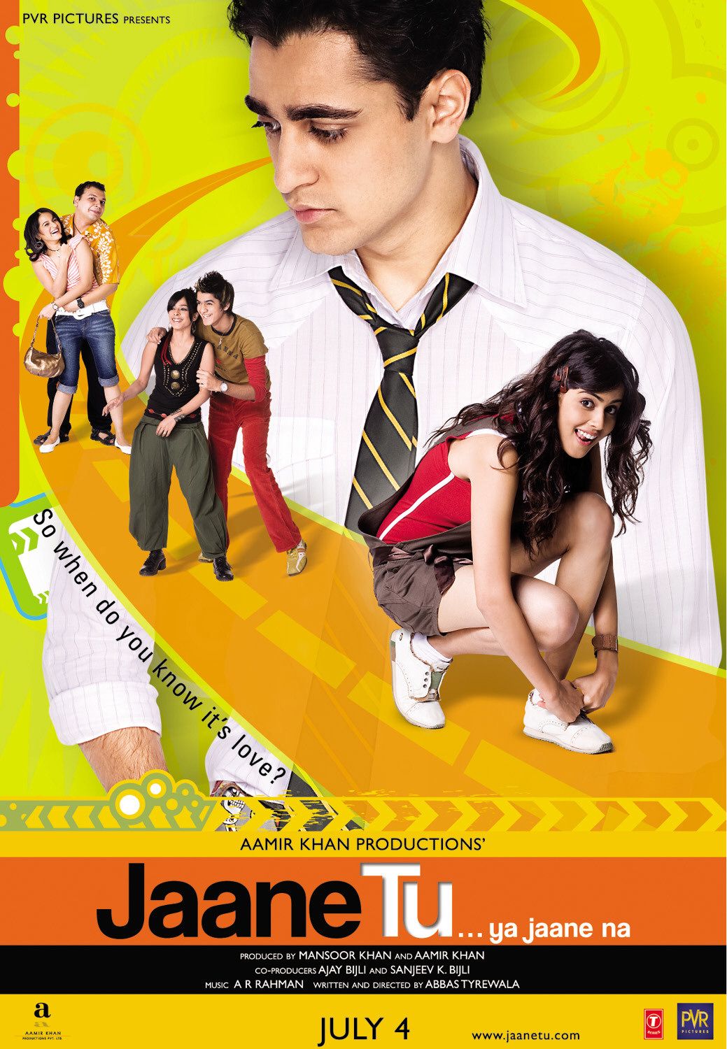 Extra Large Movie Poster Image for Jaane Tu Ya Jaane Na (#2 of 9)