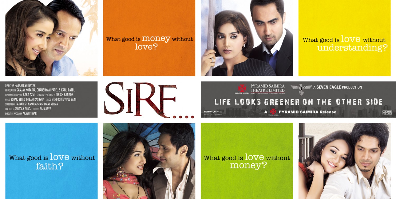 Extra Large Movie Poster Image for Sirf....: Life Looks Greener on the Other Side (#5 of 5)
