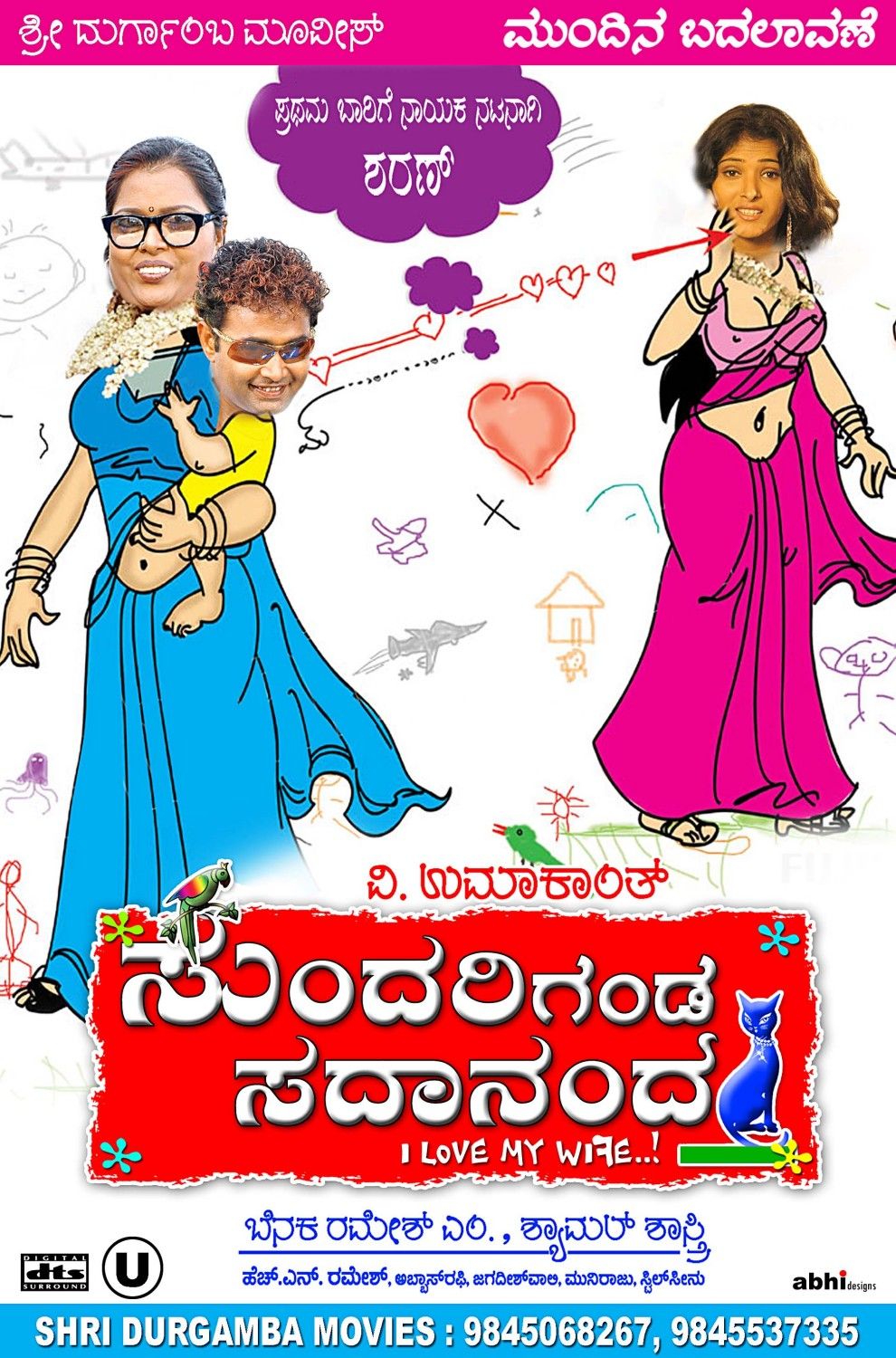Extra Large Movie Poster Image for Sundari Ganda Sadananda (#5 of 5)