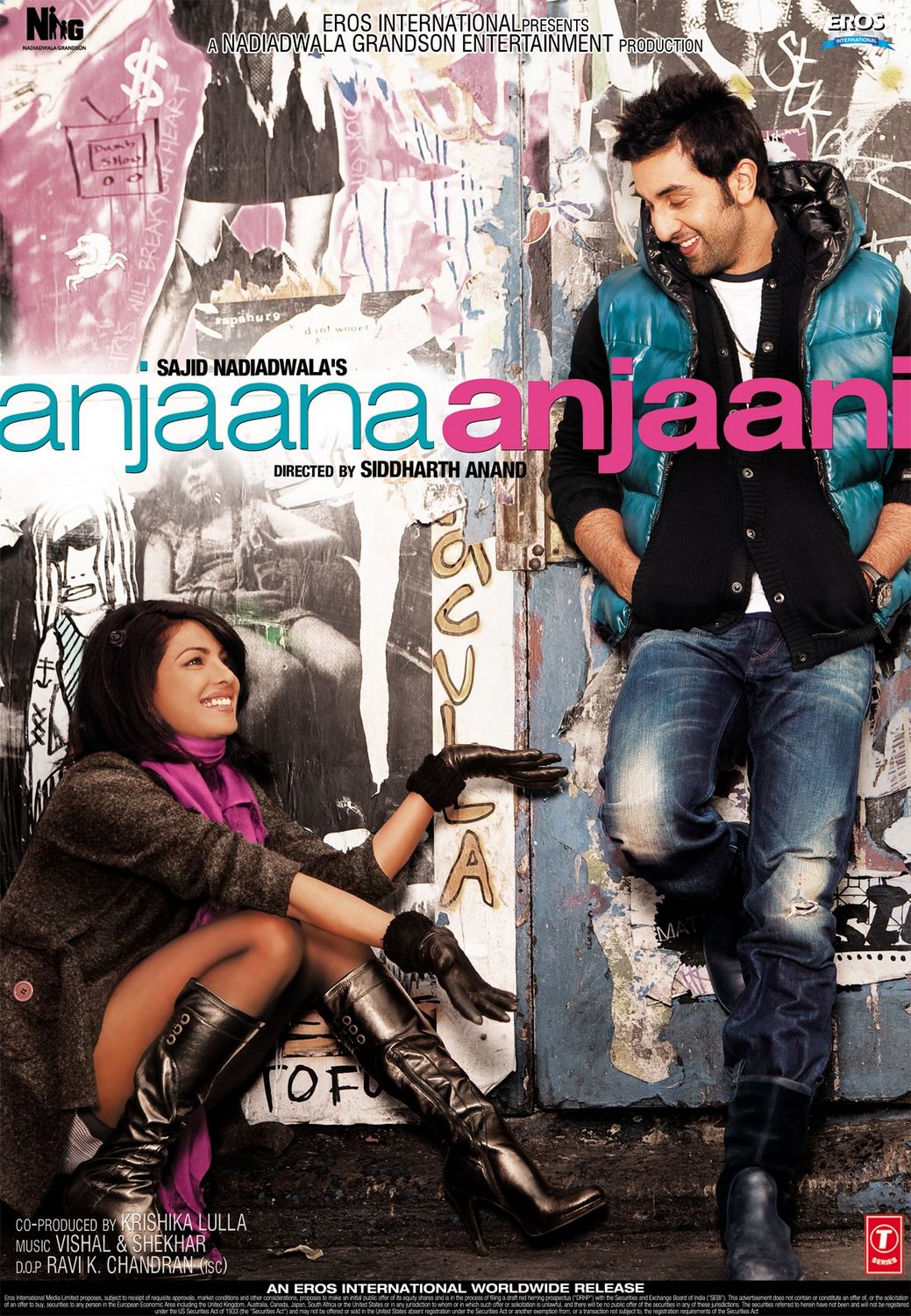 Extra Large Movie Poster Image for Anjaana Anjaani (#3 of 7)