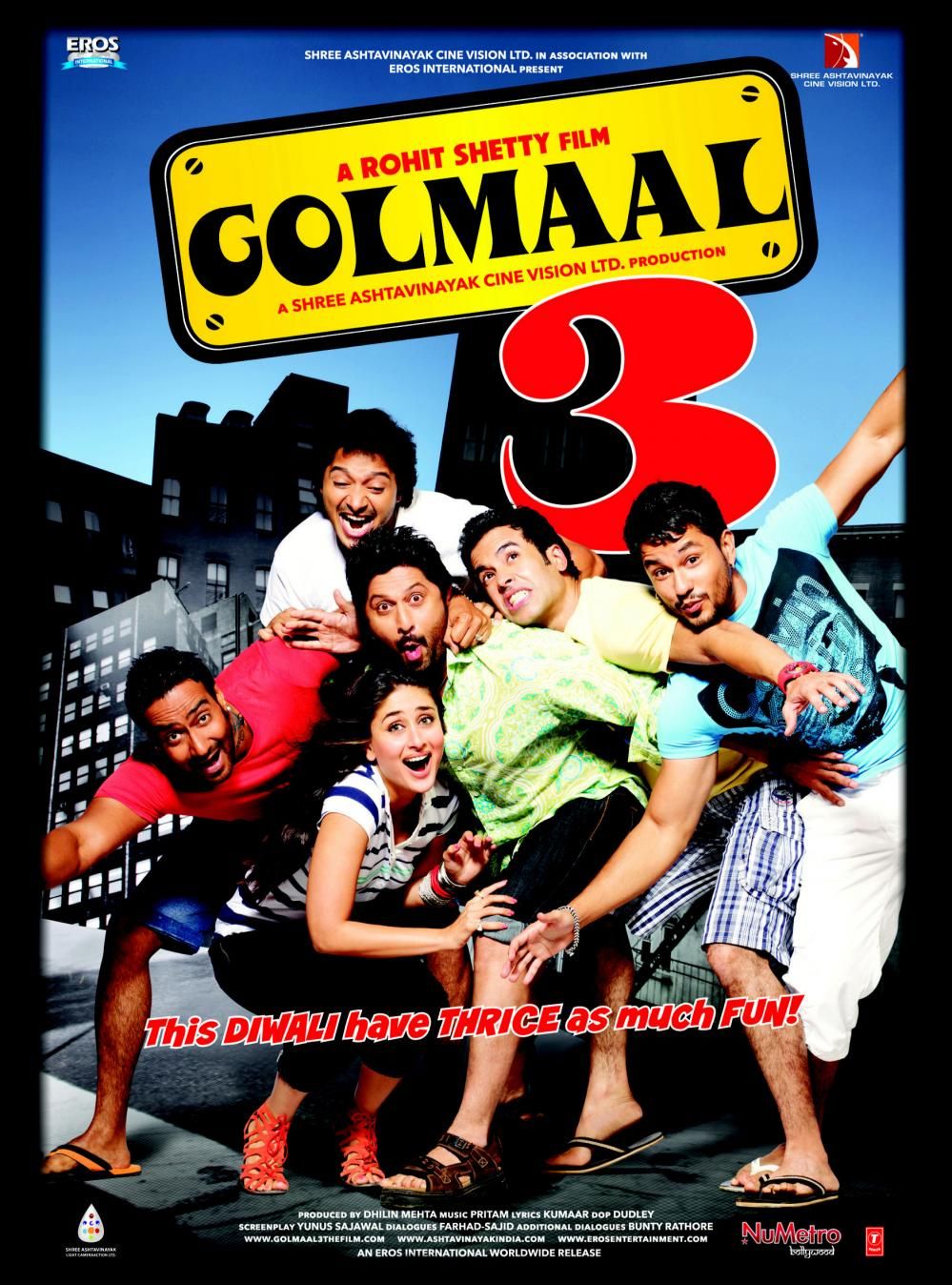 Extra Large Movie Poster Image for Golmaal 3 