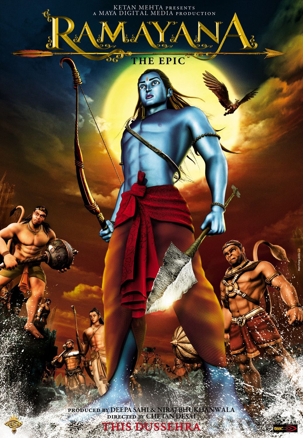 Download Ramayana The Epic (2010) BRRip 720p Hindi With Eng Sub
