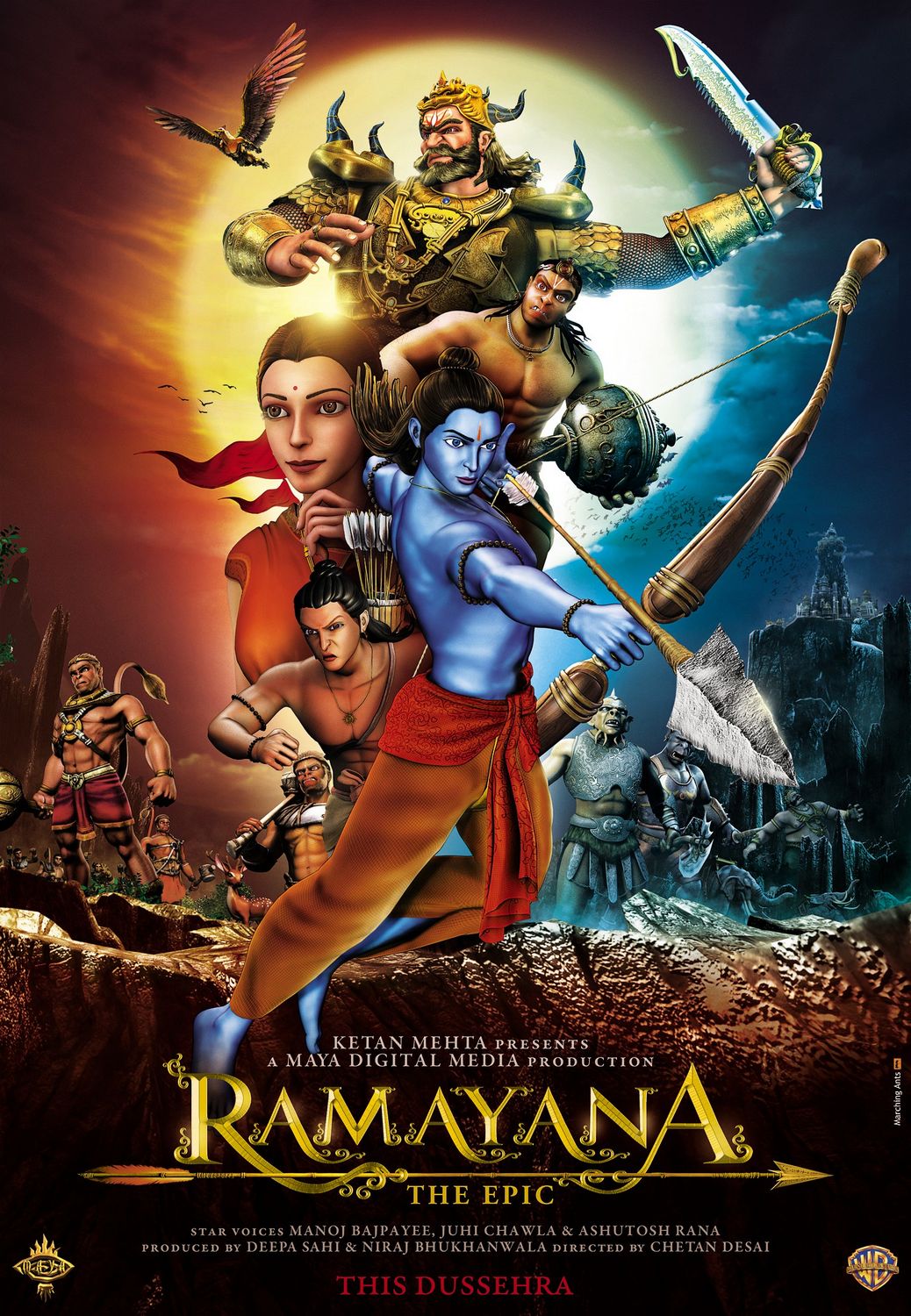 Extra Large Movie Poster Image for Ramayana: The Epic (#3 of 6)